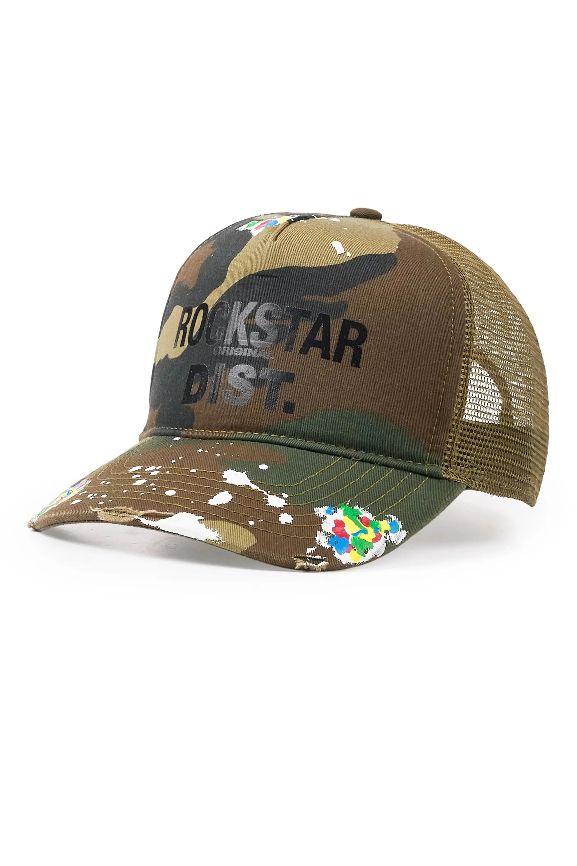 Good Side Only Camo Trucker Hat - Image 2