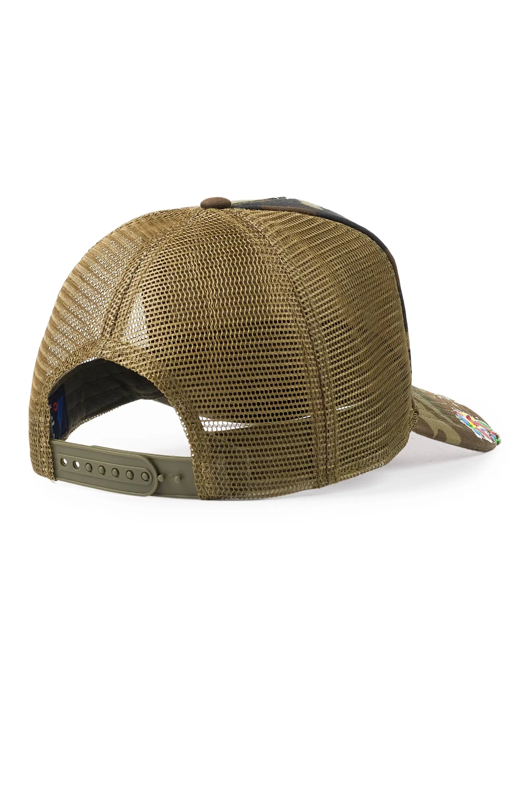 Good Side Only Camo Trucker Hat - Image 3