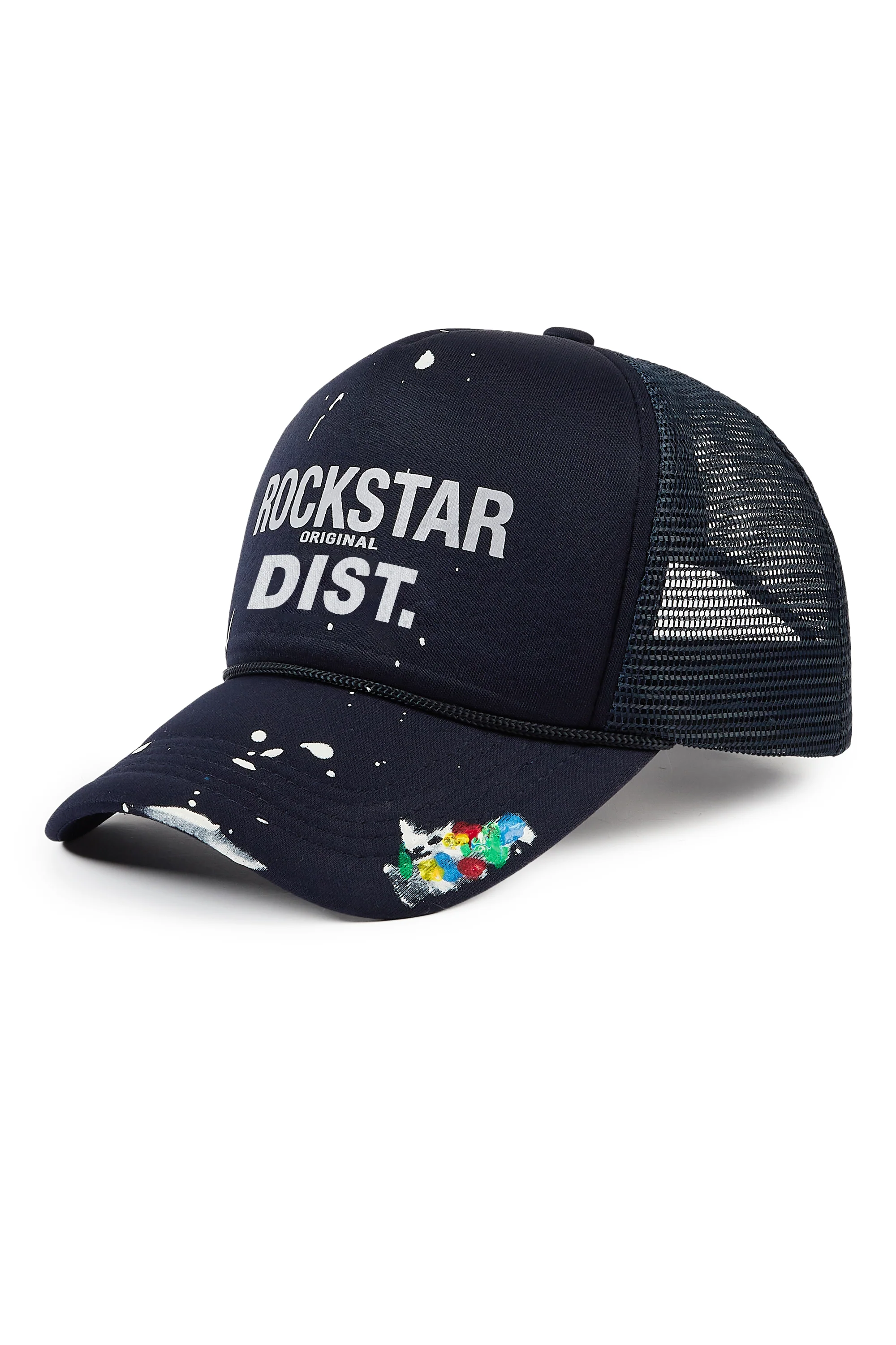 Good Side Only Navy Trucker Hat - Image 2