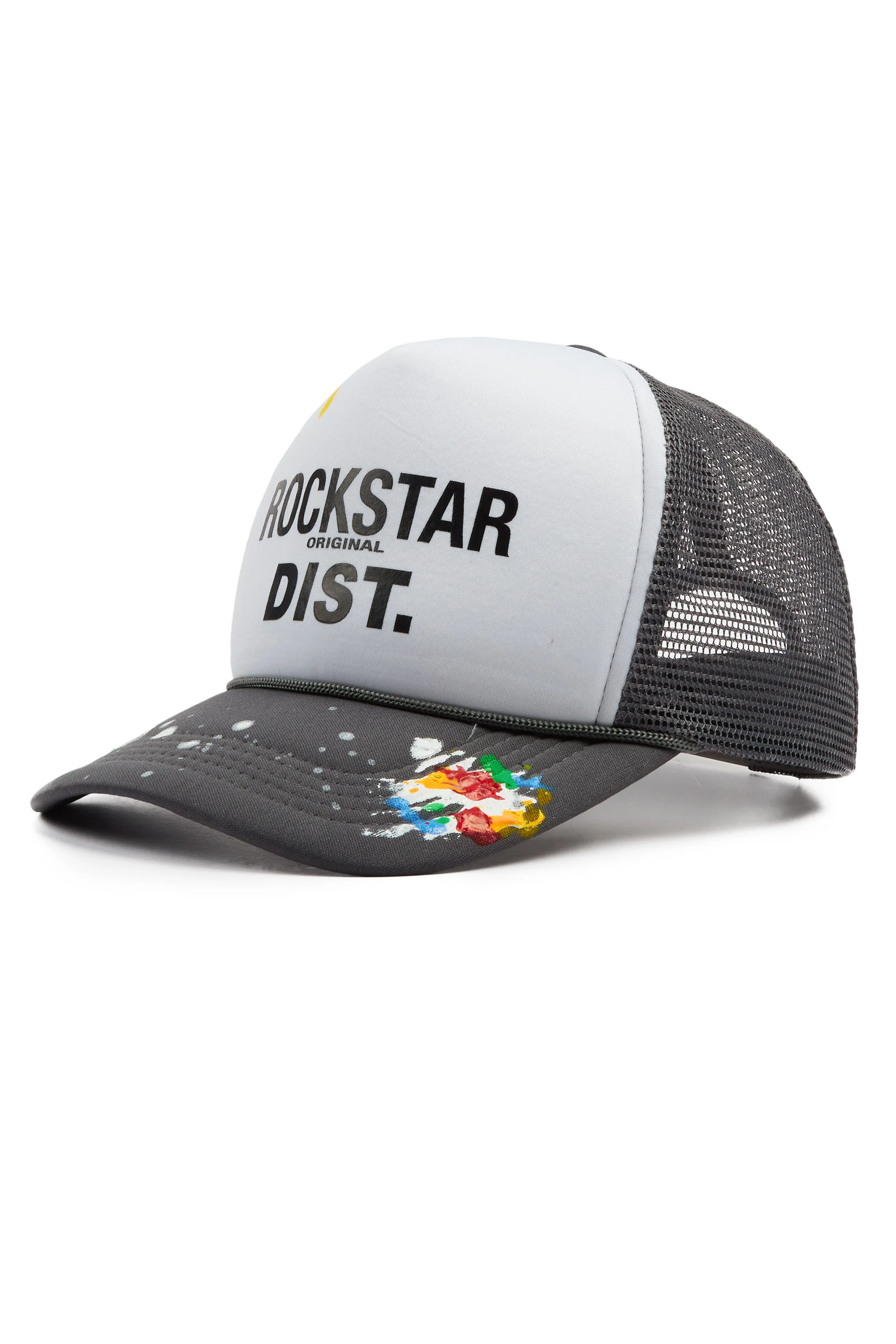 Good Side Only White/Dark Grey Trucker Hat - Image 2
