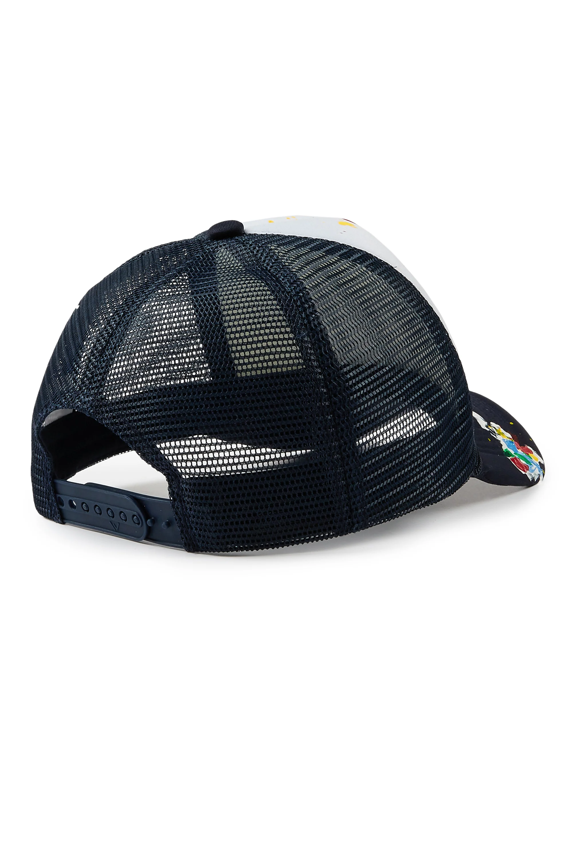 Good Side Only White/Navy Trucker Hat - Image 3