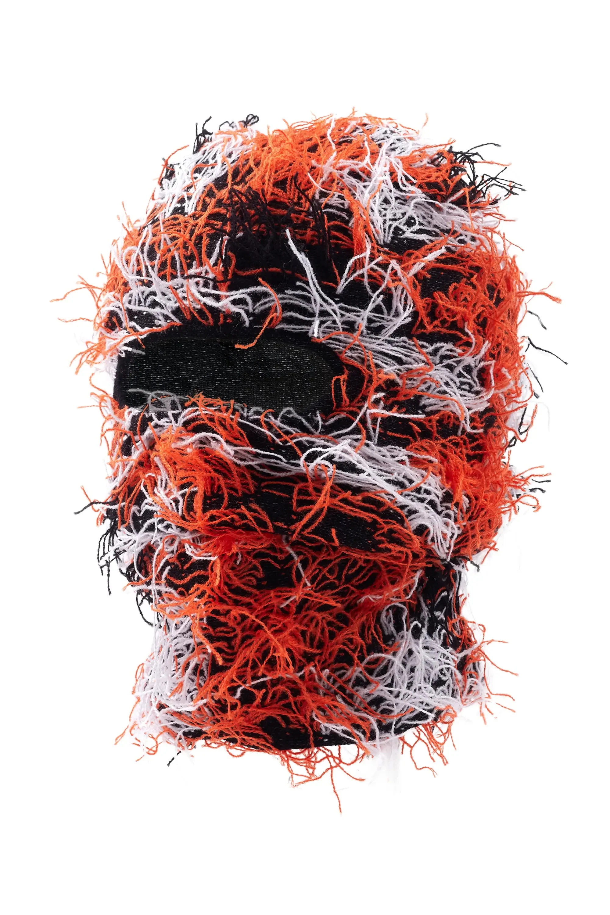 Seantee Orange/Black Fuzzy Ski Mask - Image 2