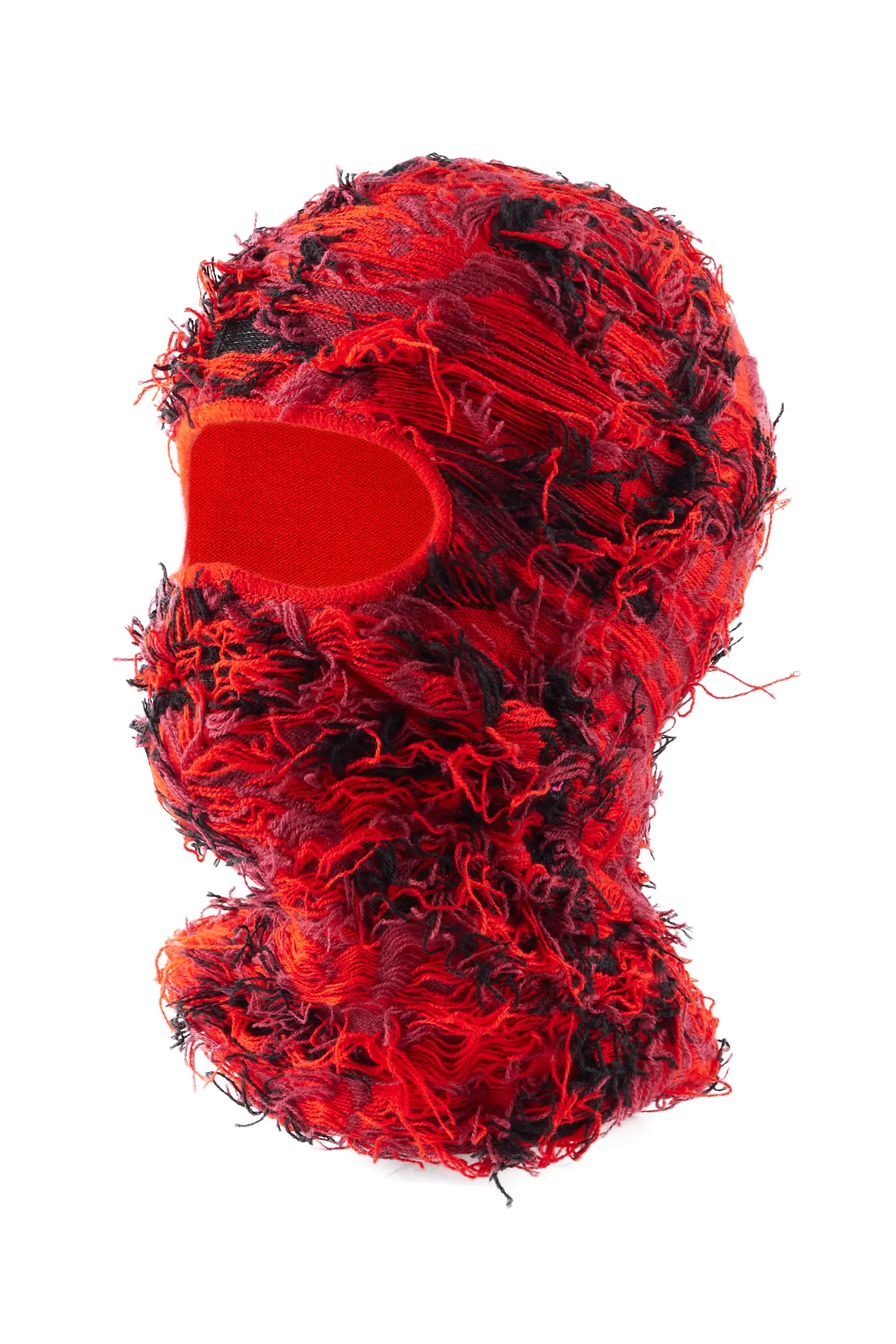 Seantee Red Fuzzy Ski Mask - Image 2