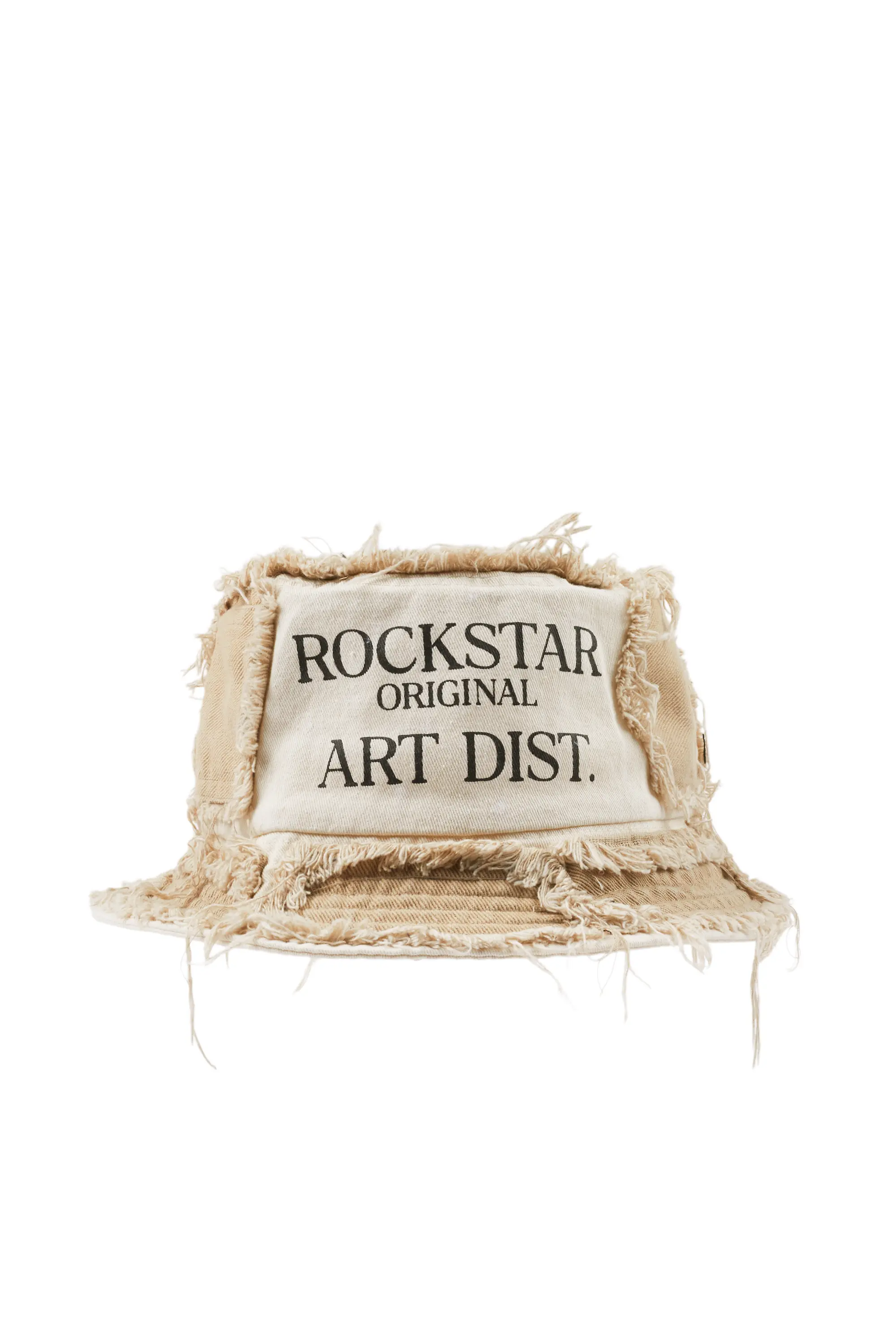 Teamber Beige Patchwork Bucket Hat