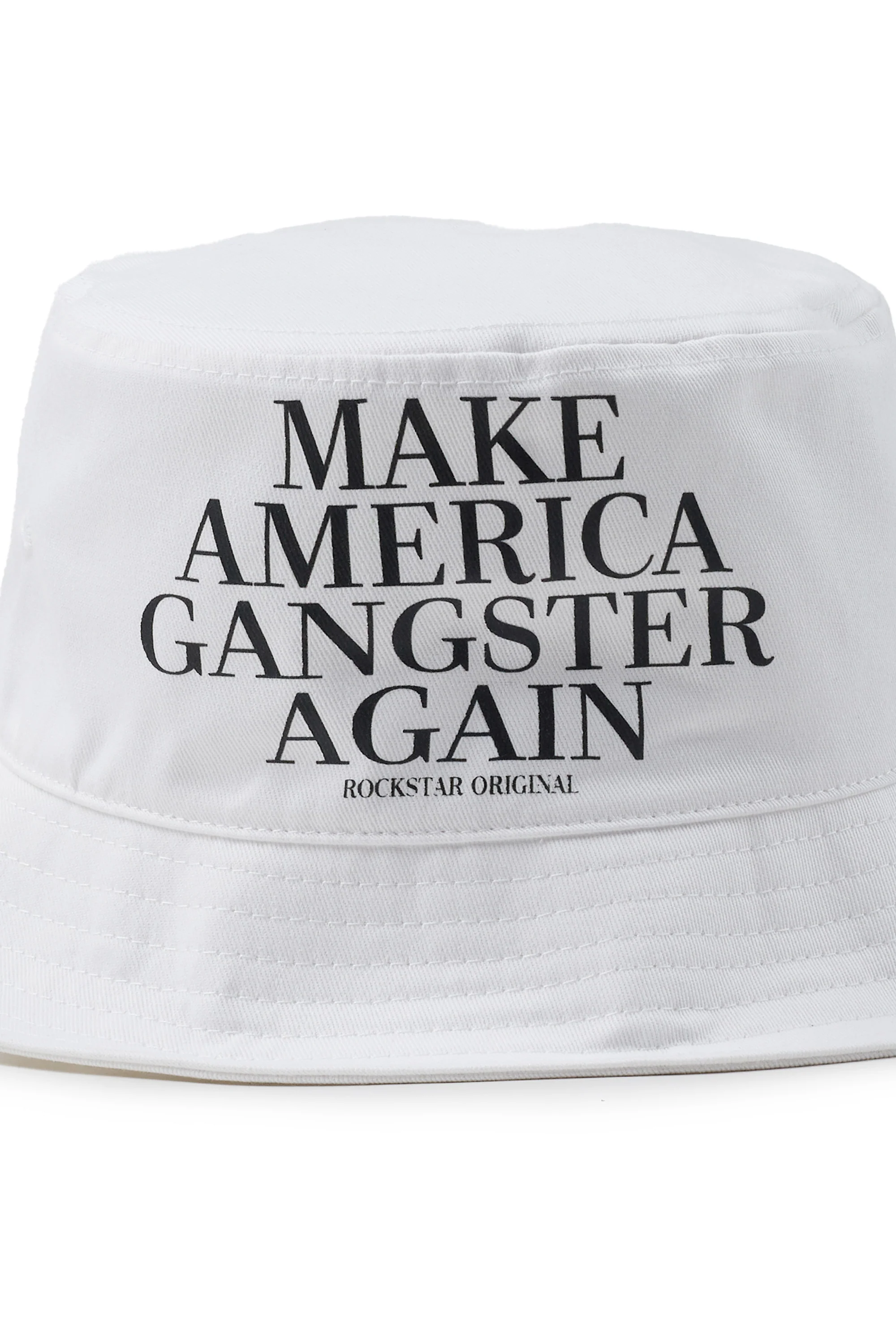 Nyokia White Bucket Hat - Image 2