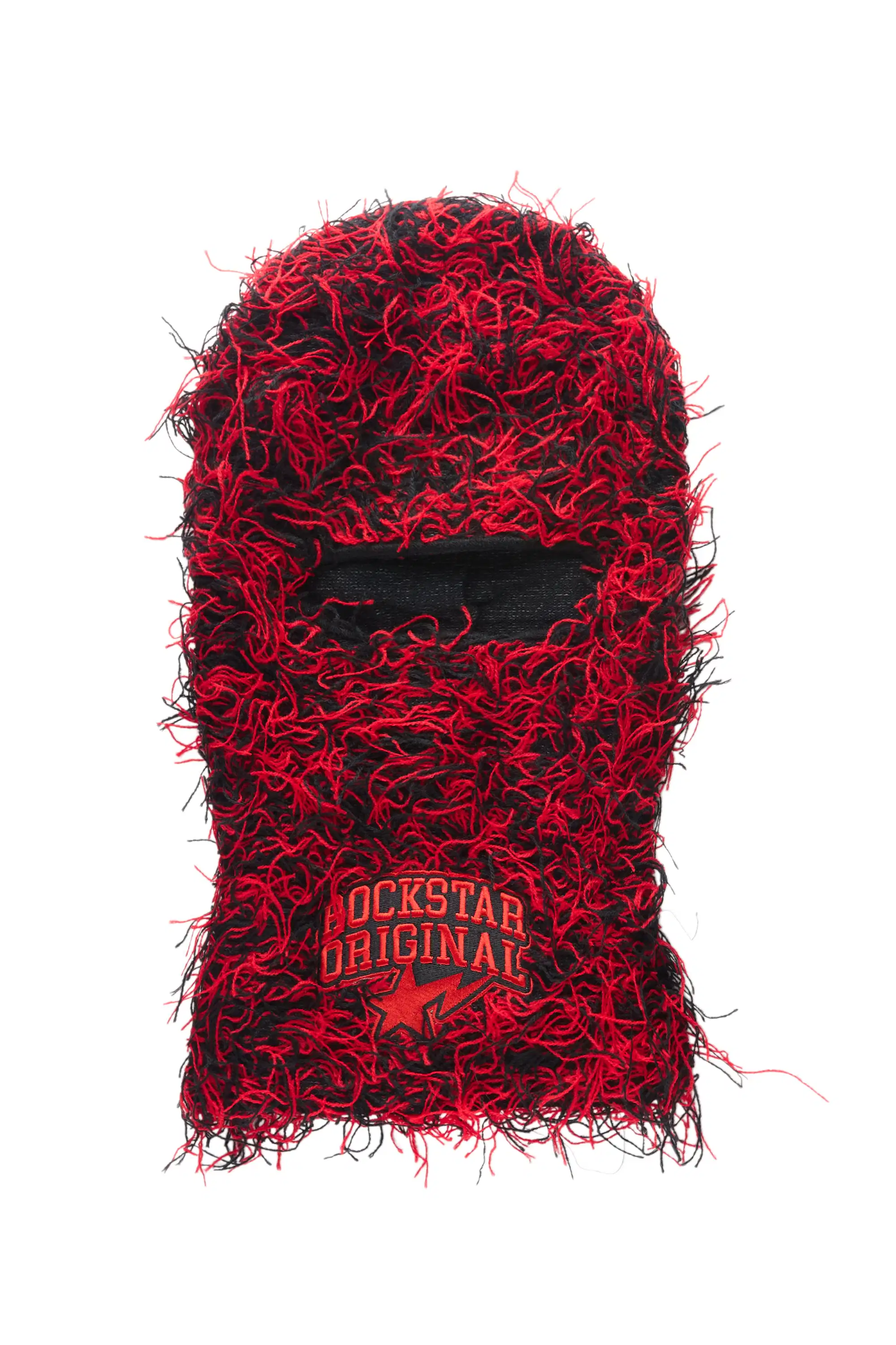 Seantee 2.0 Red Fuzzy Ski Mask