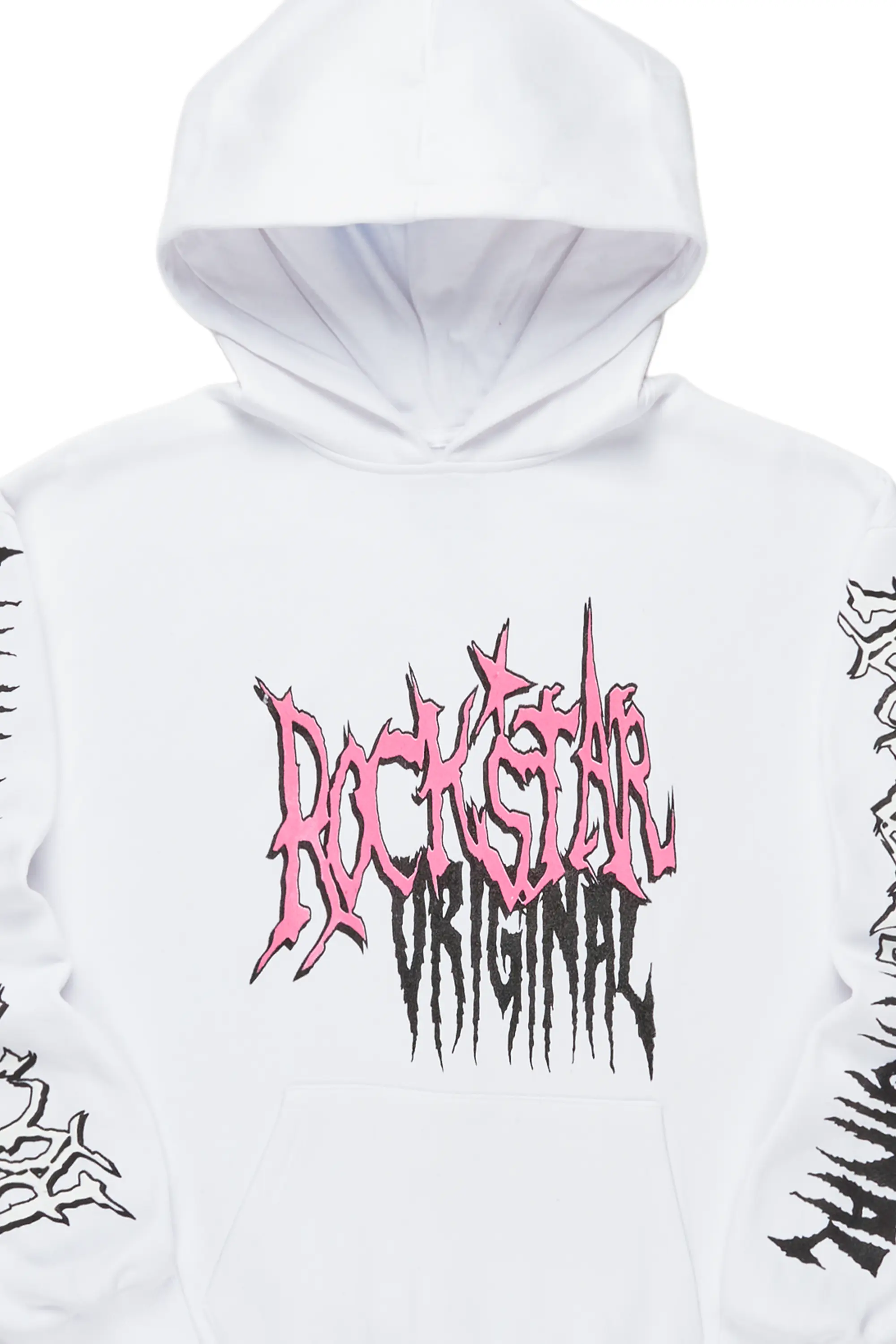 Regina White Oversized Hoodie - Image 2