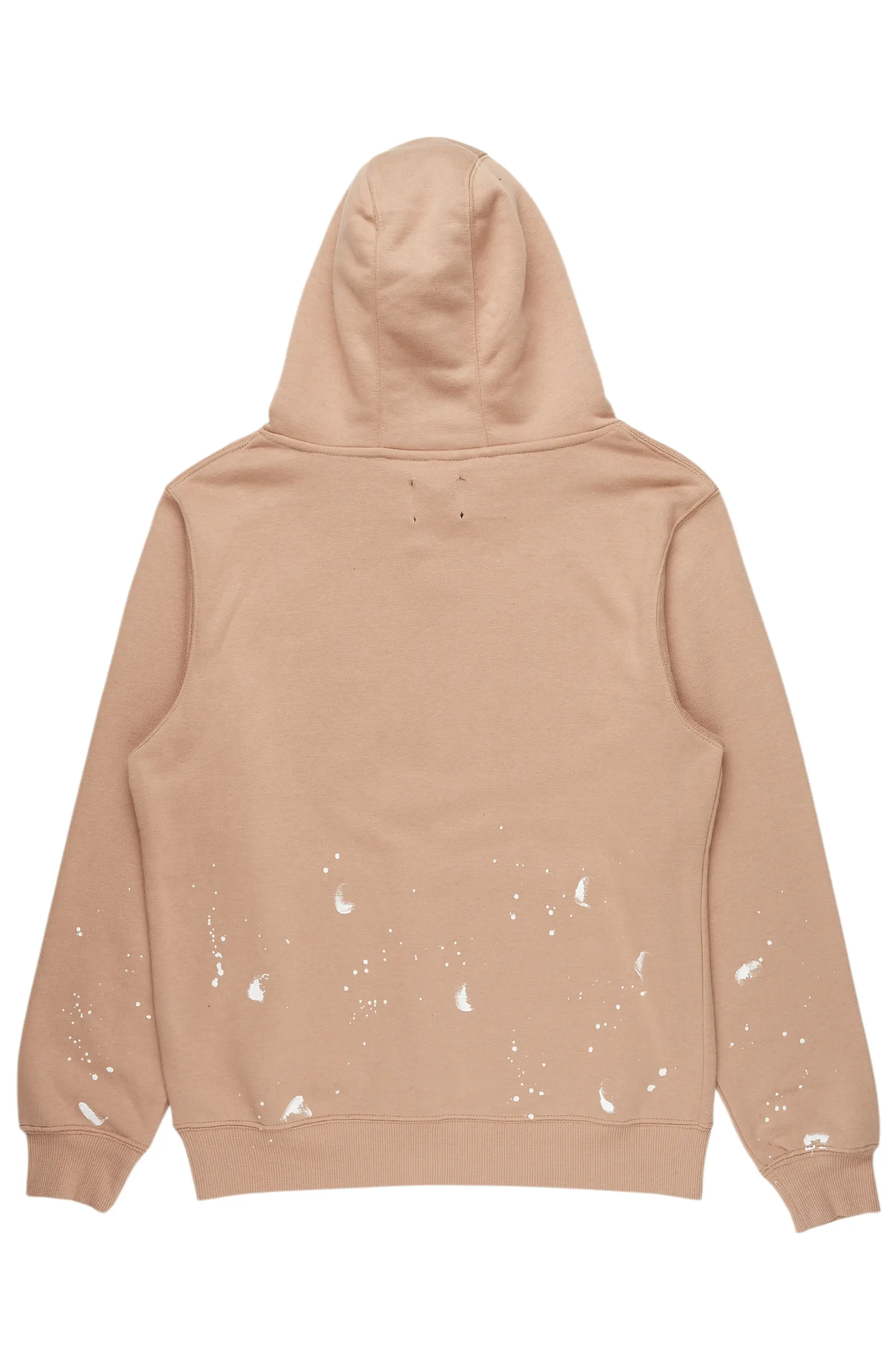 Nylia Beige Oversized Hoodie - Image 3