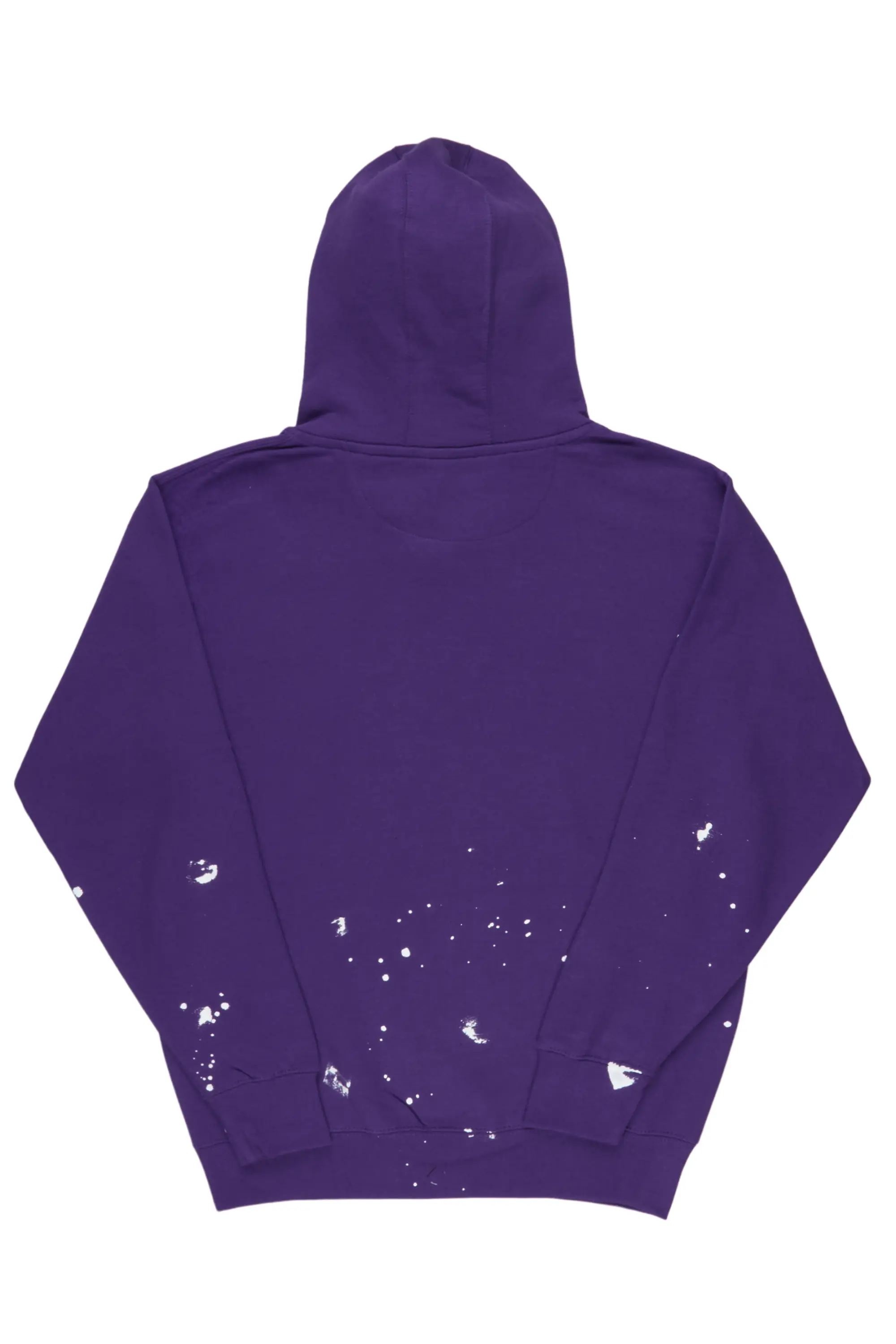 Nylia Purple Oversized Hoodie - Image 3