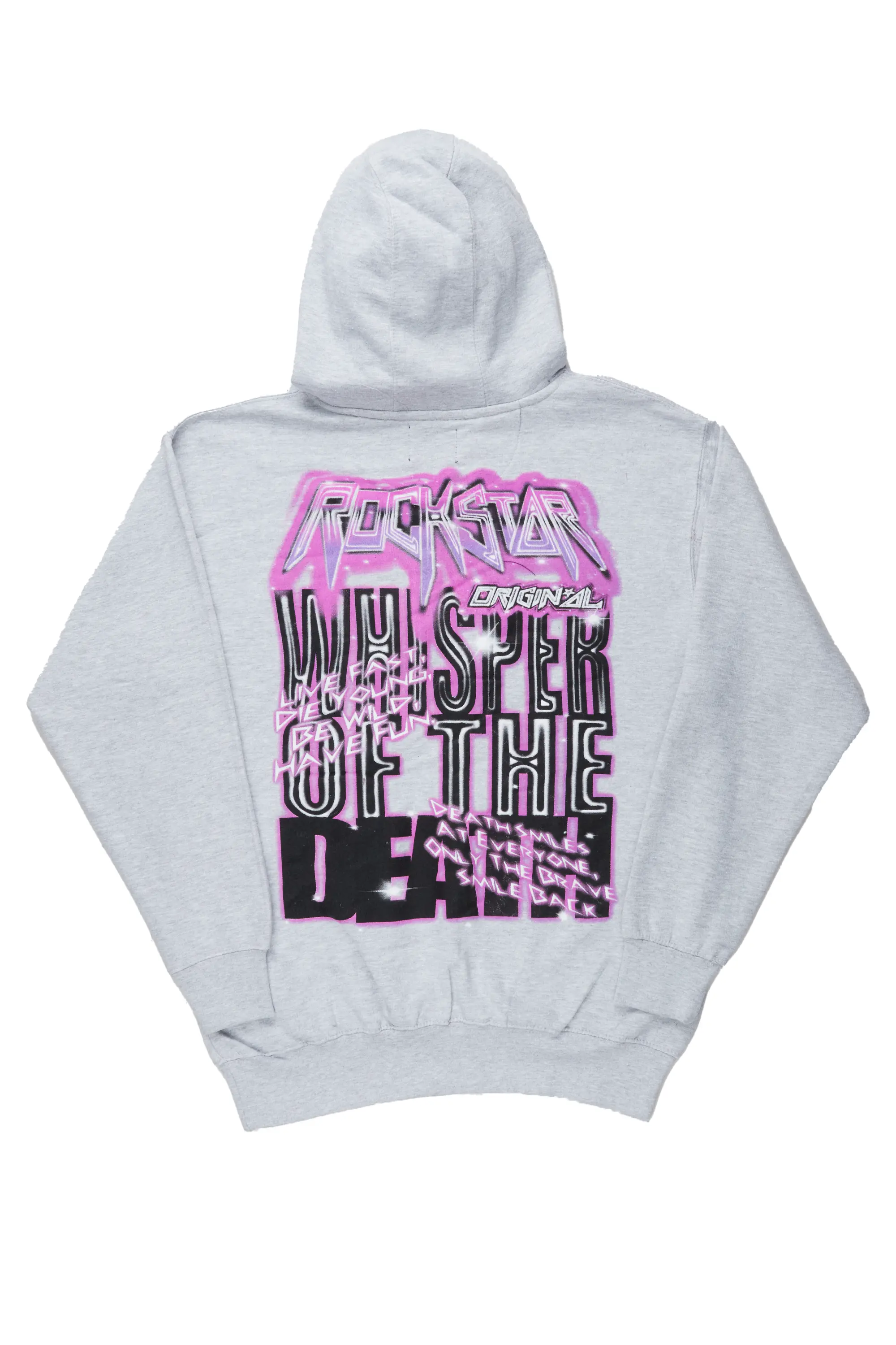 Shantell Heather Grey Oversized Hoodie - Image 3
