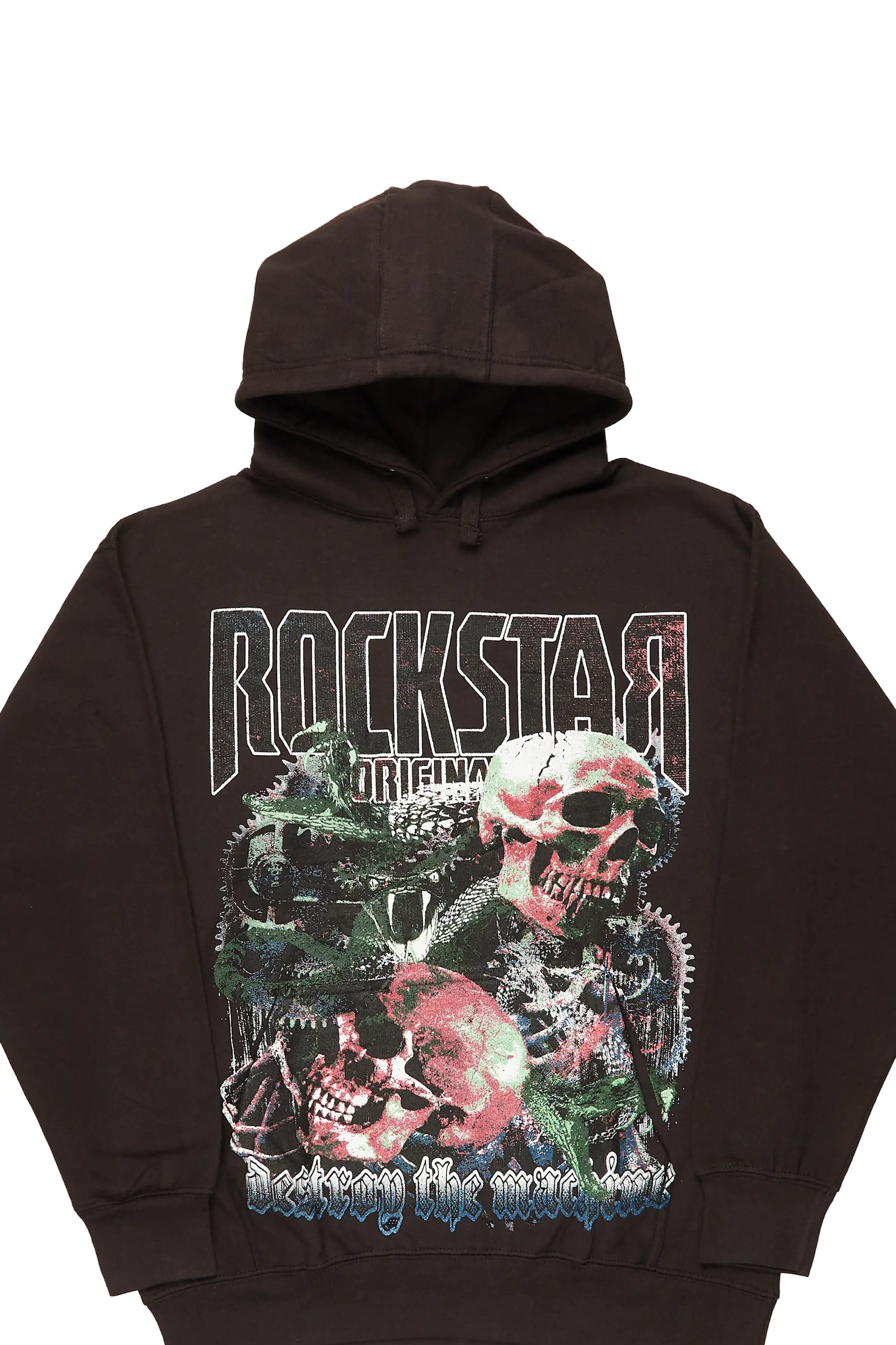 Katerina Black Oversized Hoodie - Image 2
