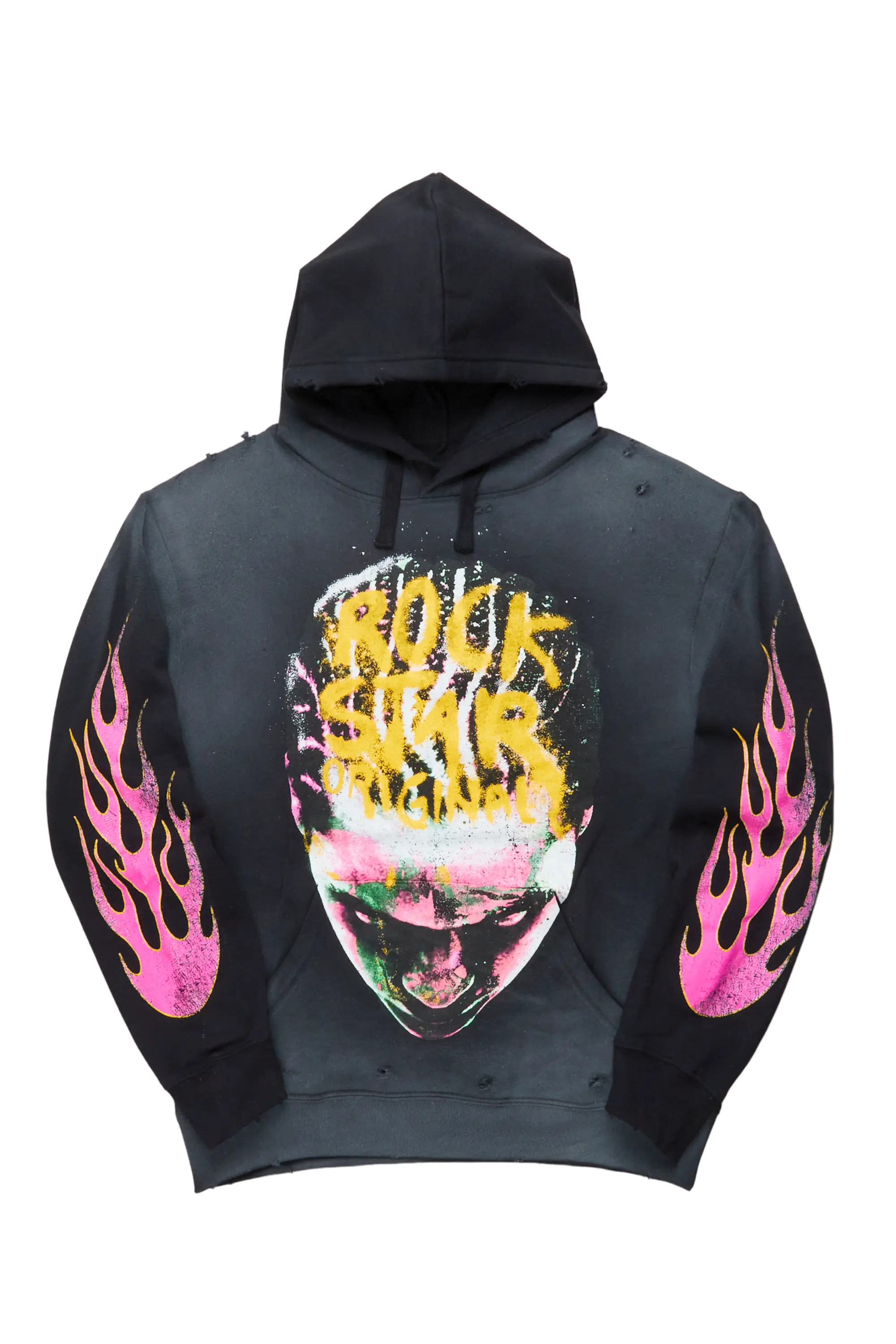 Kiha Black Oversized Hoodie - Image 2