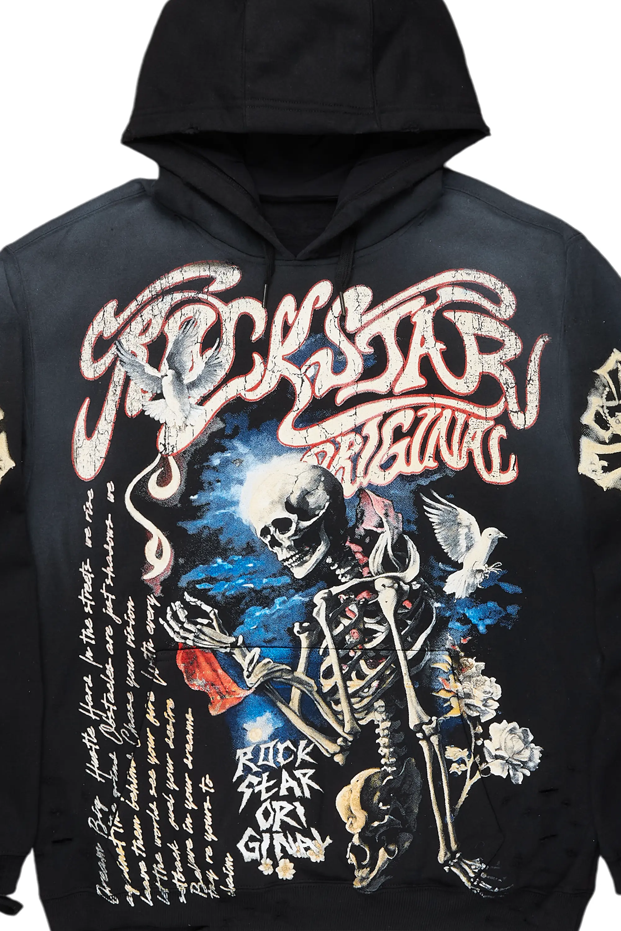 Chapelle Black Oversized Hoodie - Image 2