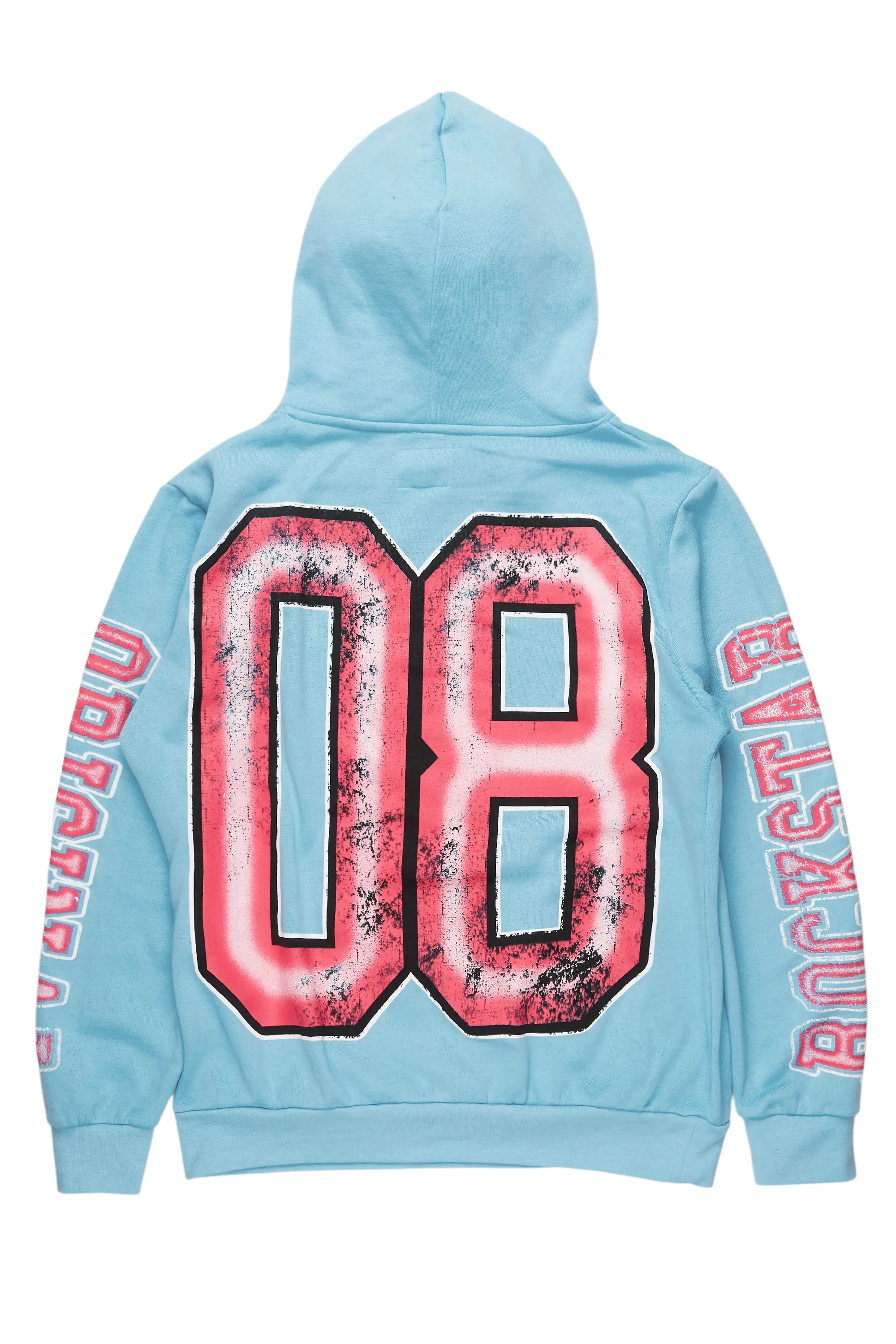 Tariqa Baby Blue Oversized Hoodie - Image 3