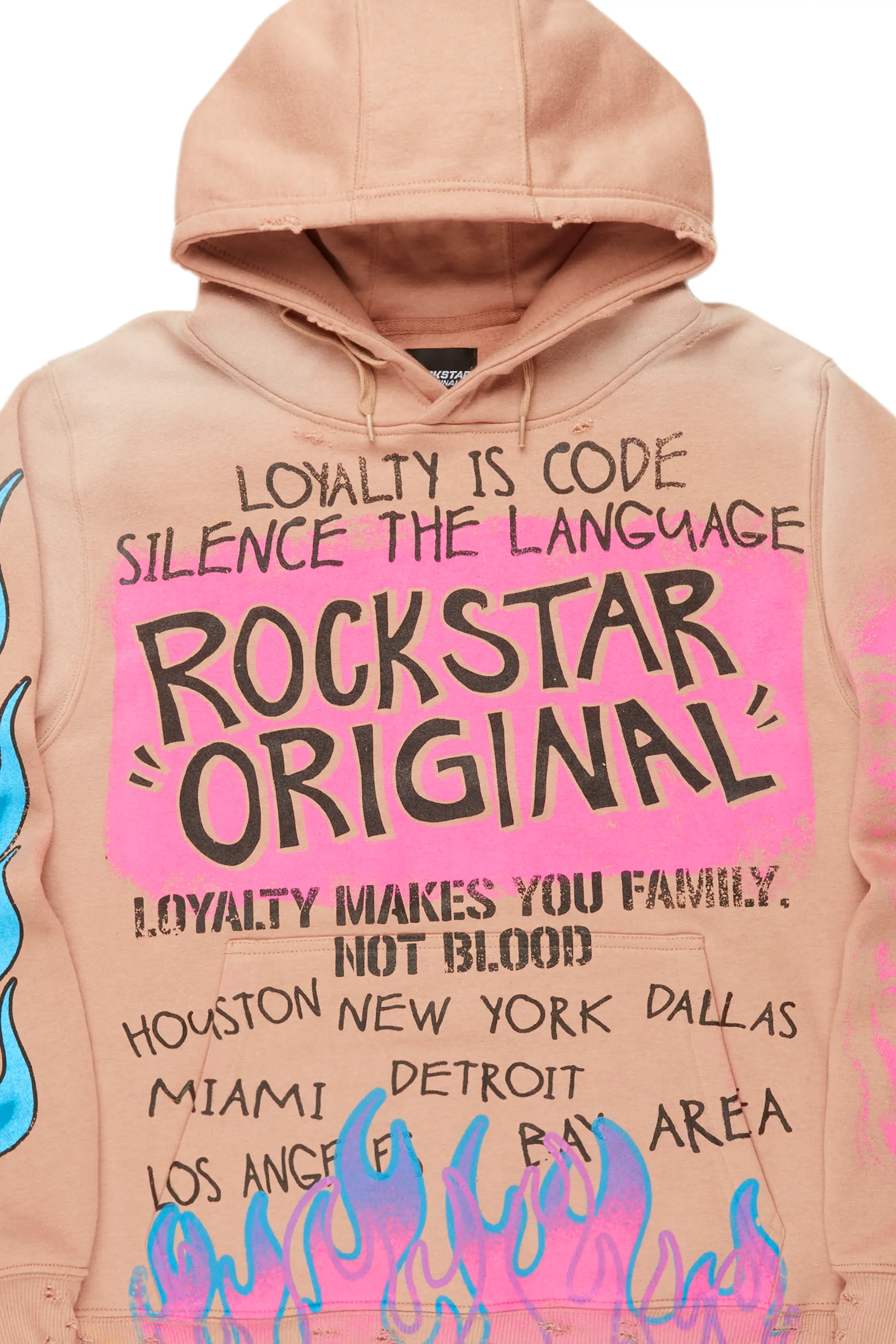 Bridgette Beige Oversized Hoodie - Image 2
