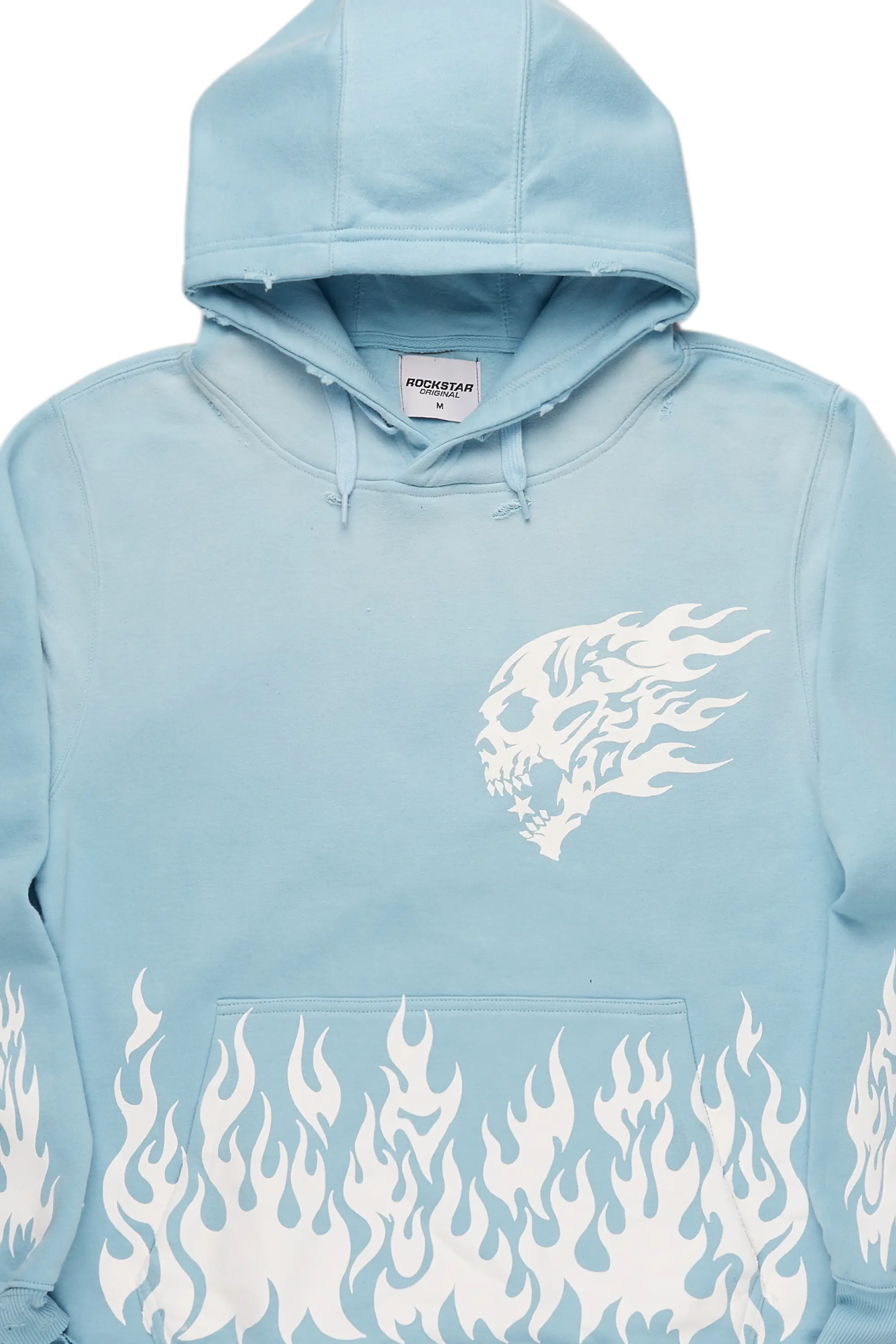 Arais Baby Blue Oversized Hoodie - Image 2