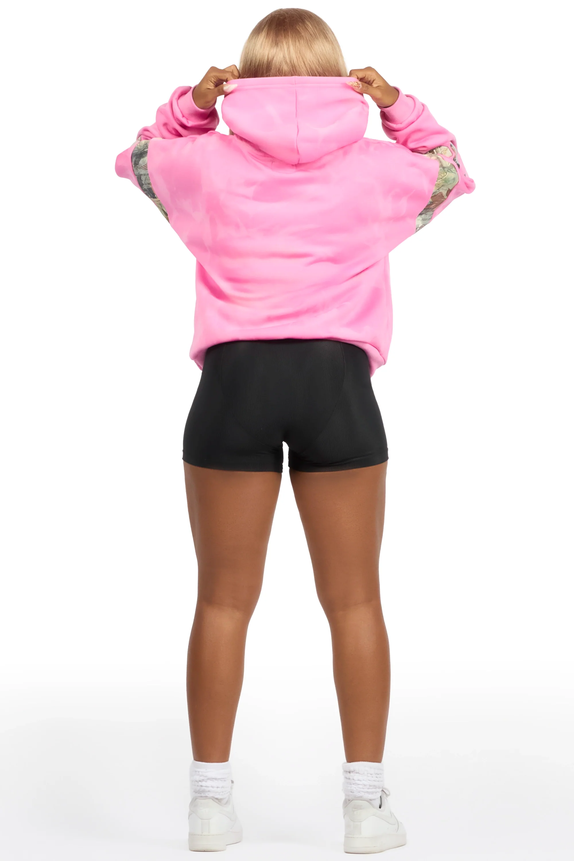 Atiya Pink Oversized Hoodie - Image 10