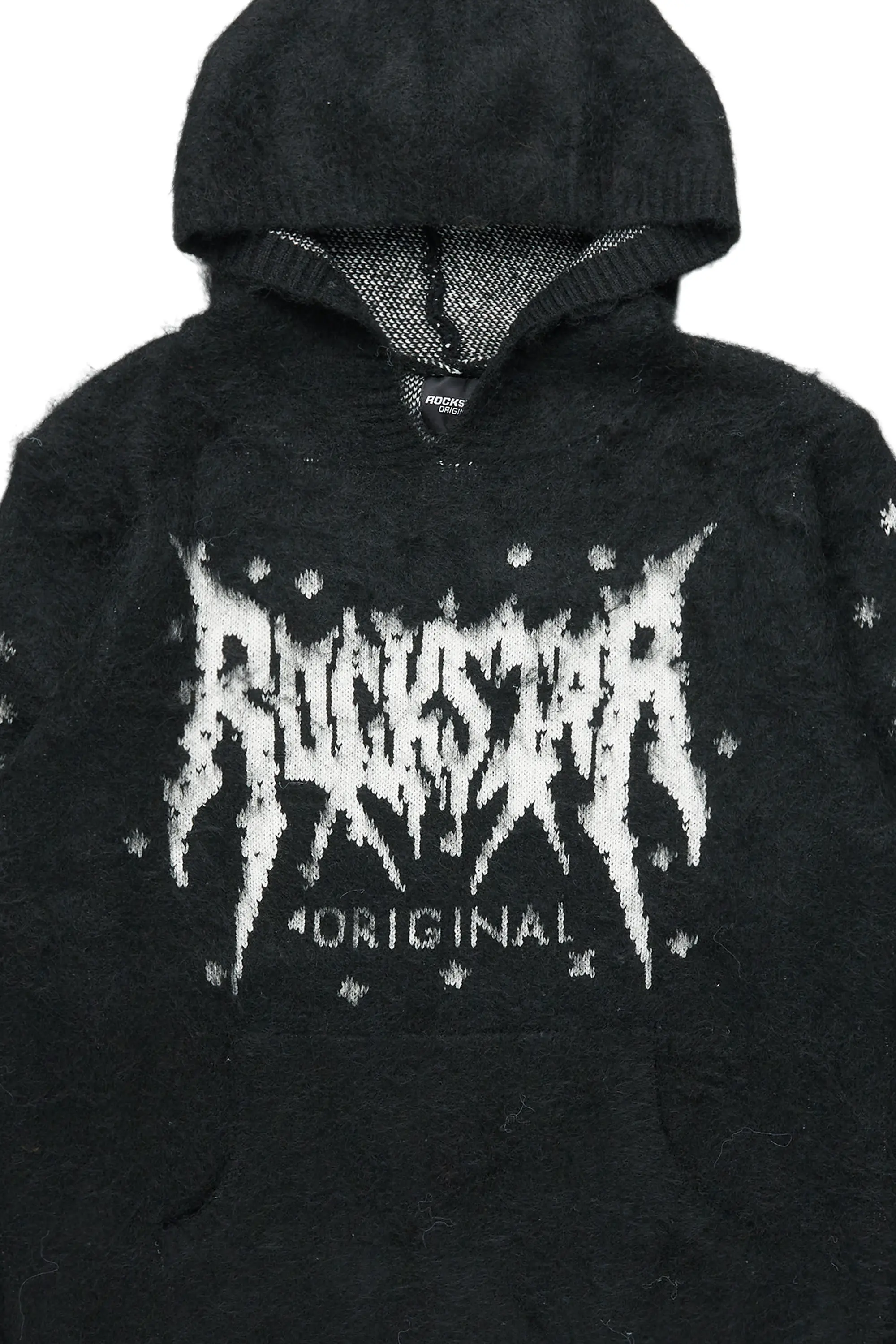 Evelyn Black Graphic Hoodie - Image 2