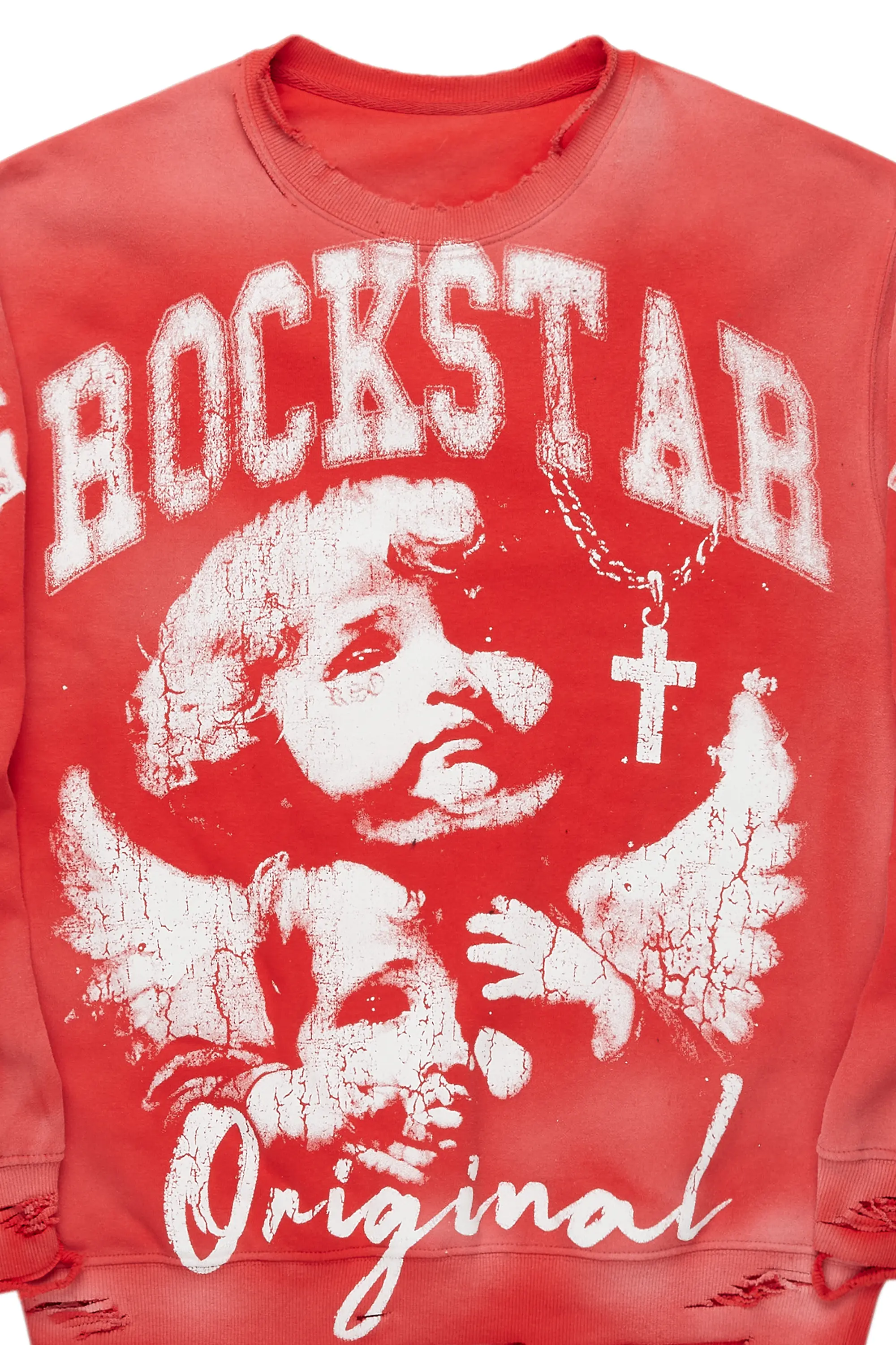 Jovala Red Crewneck - Image 2