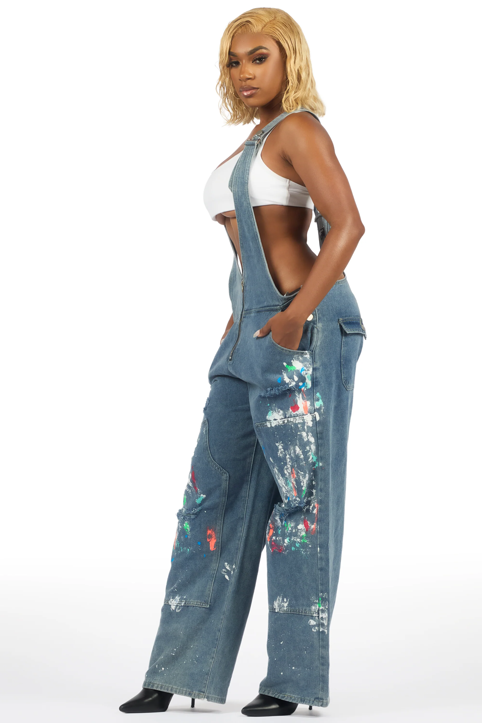 Raichele Med. Wash Painted Overall - Image 4
