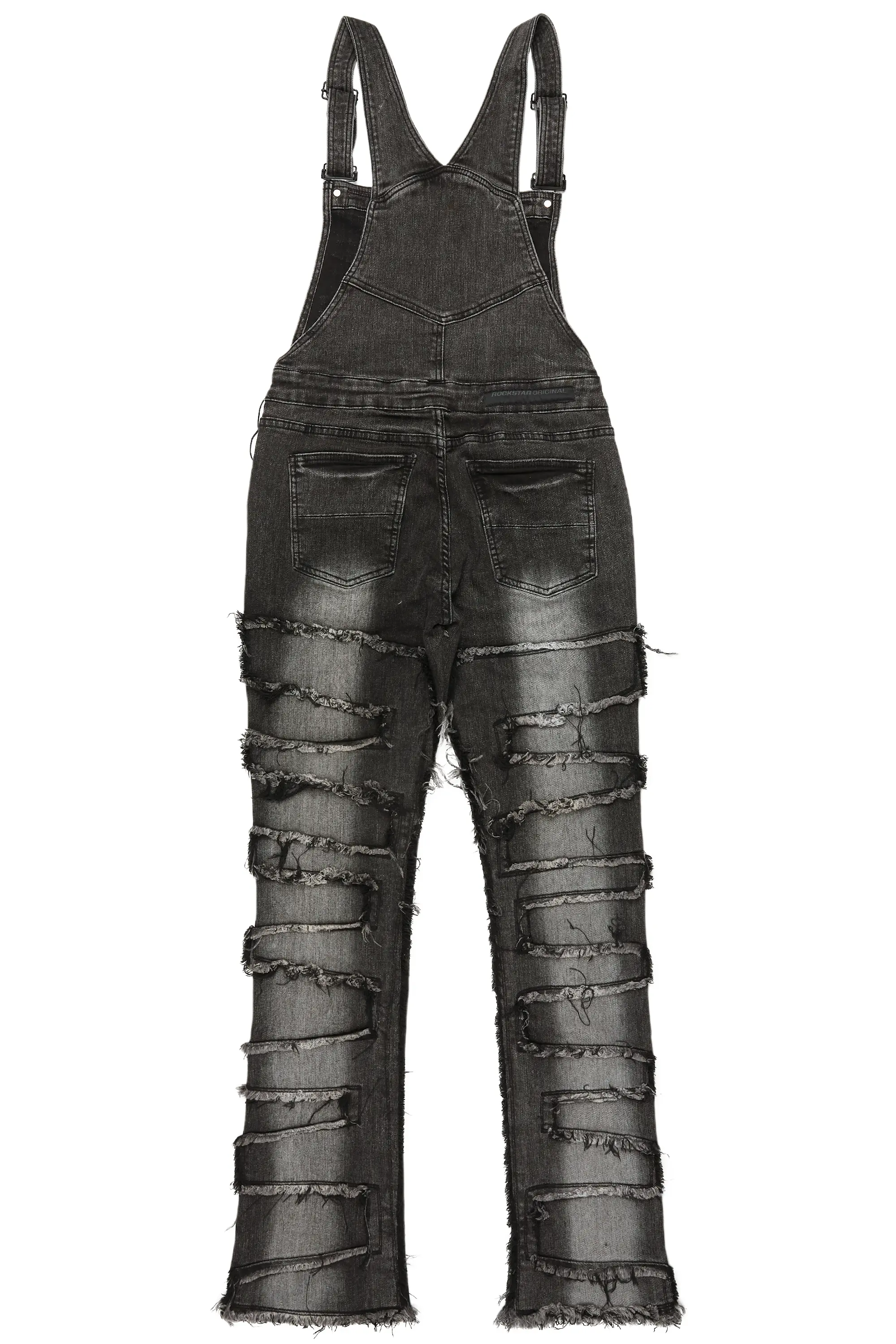 Daysha Grey Wash Denim Overall - Image 7