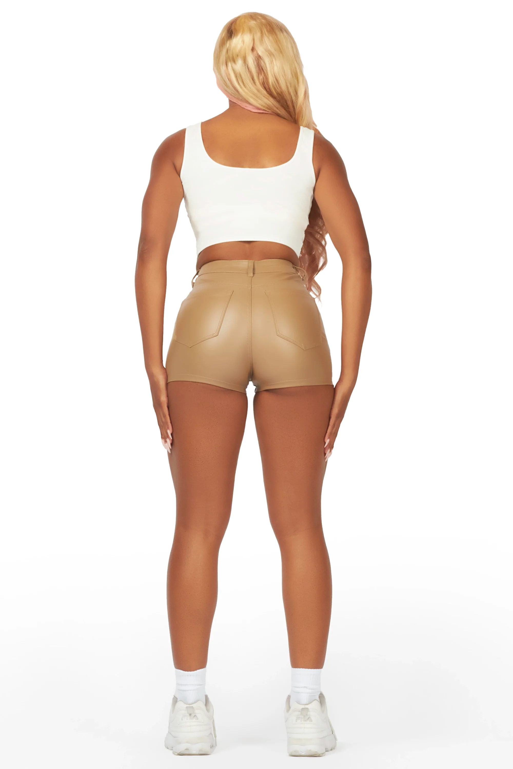 Tamry Tan PU Short - Image 8