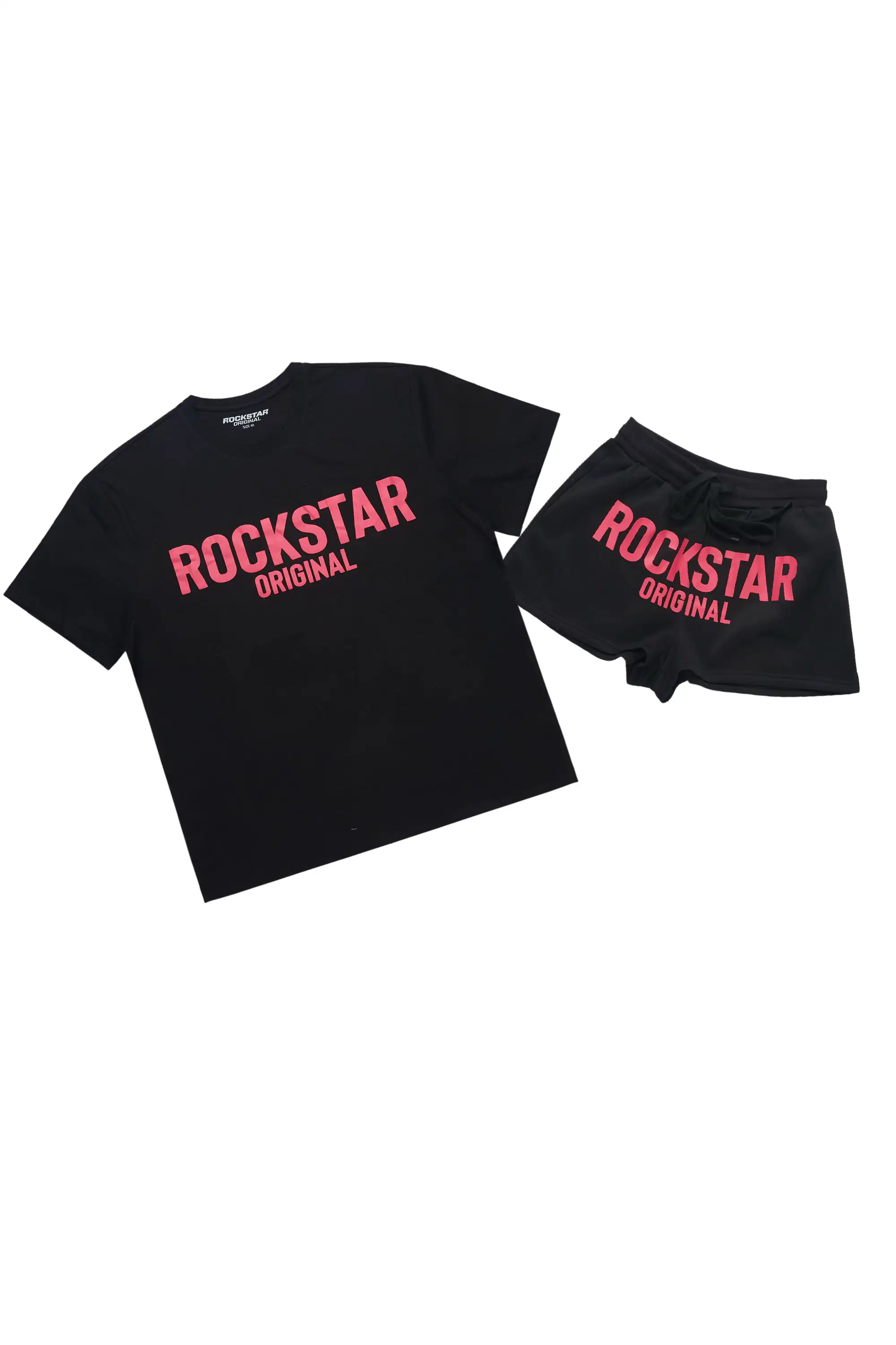 Sabrina Black T-Shirt Short Set - Image 3