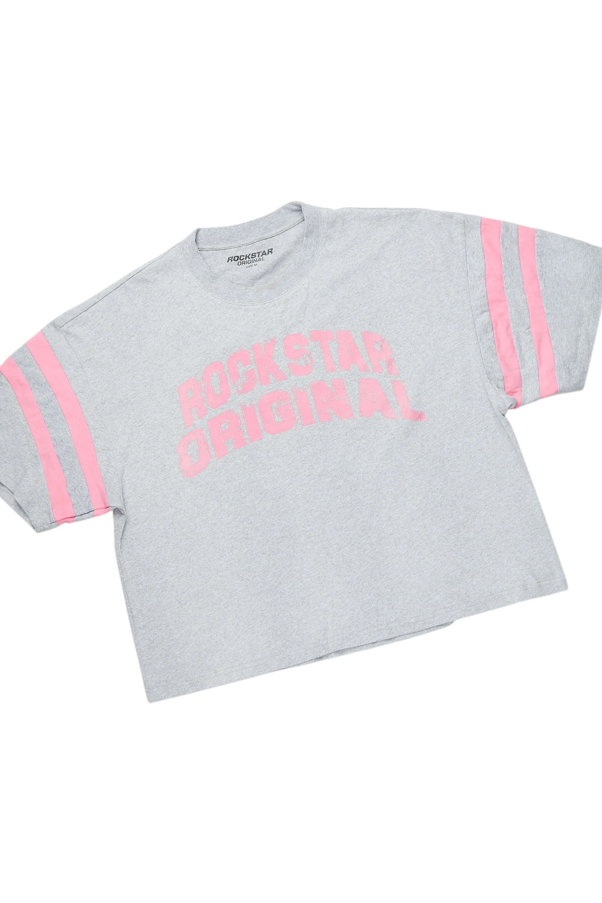 Chikata Heather Grey T-Shirt Short Set - Image 4