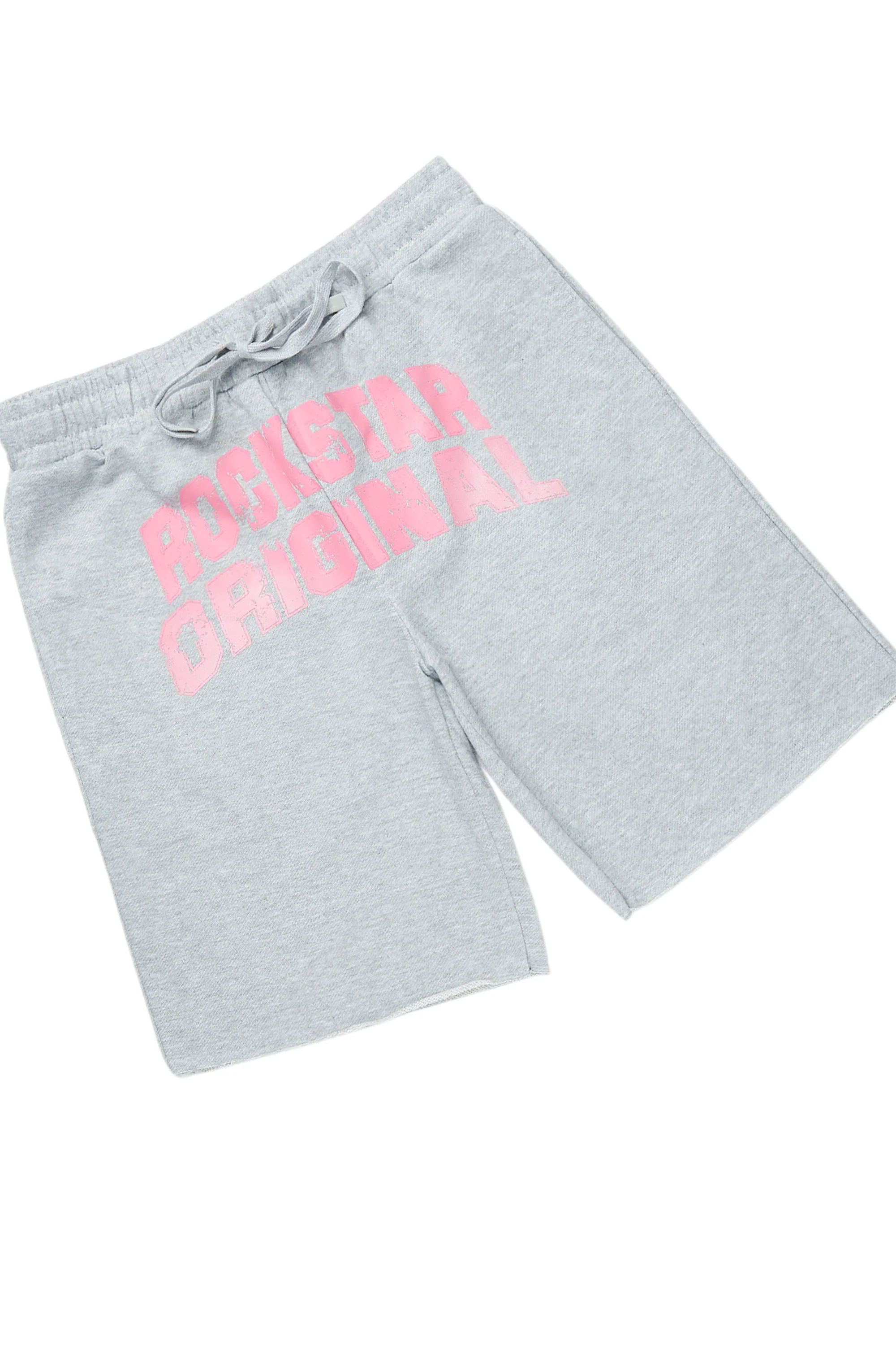 Chikata Heather Grey T-Shirt Short Set - Image 6