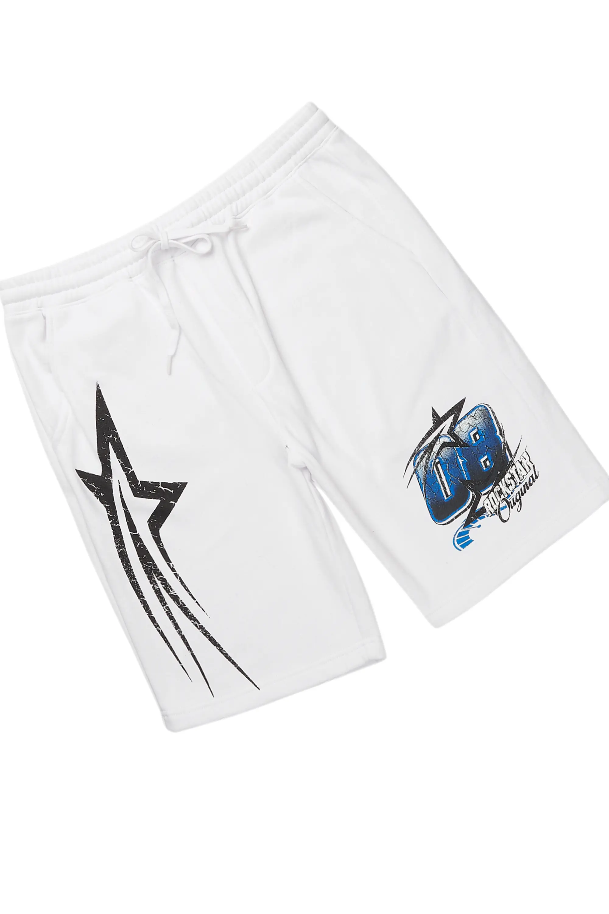 Shajara White T-Shirt Short Set - Image 3