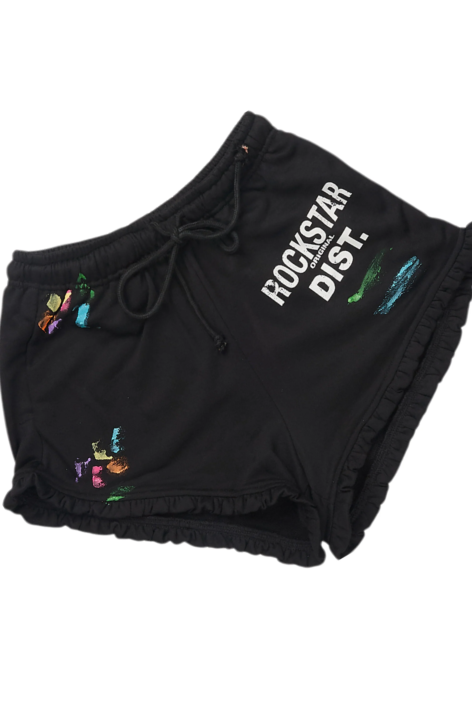 Jaimie Black Crop Short Set - Image 7