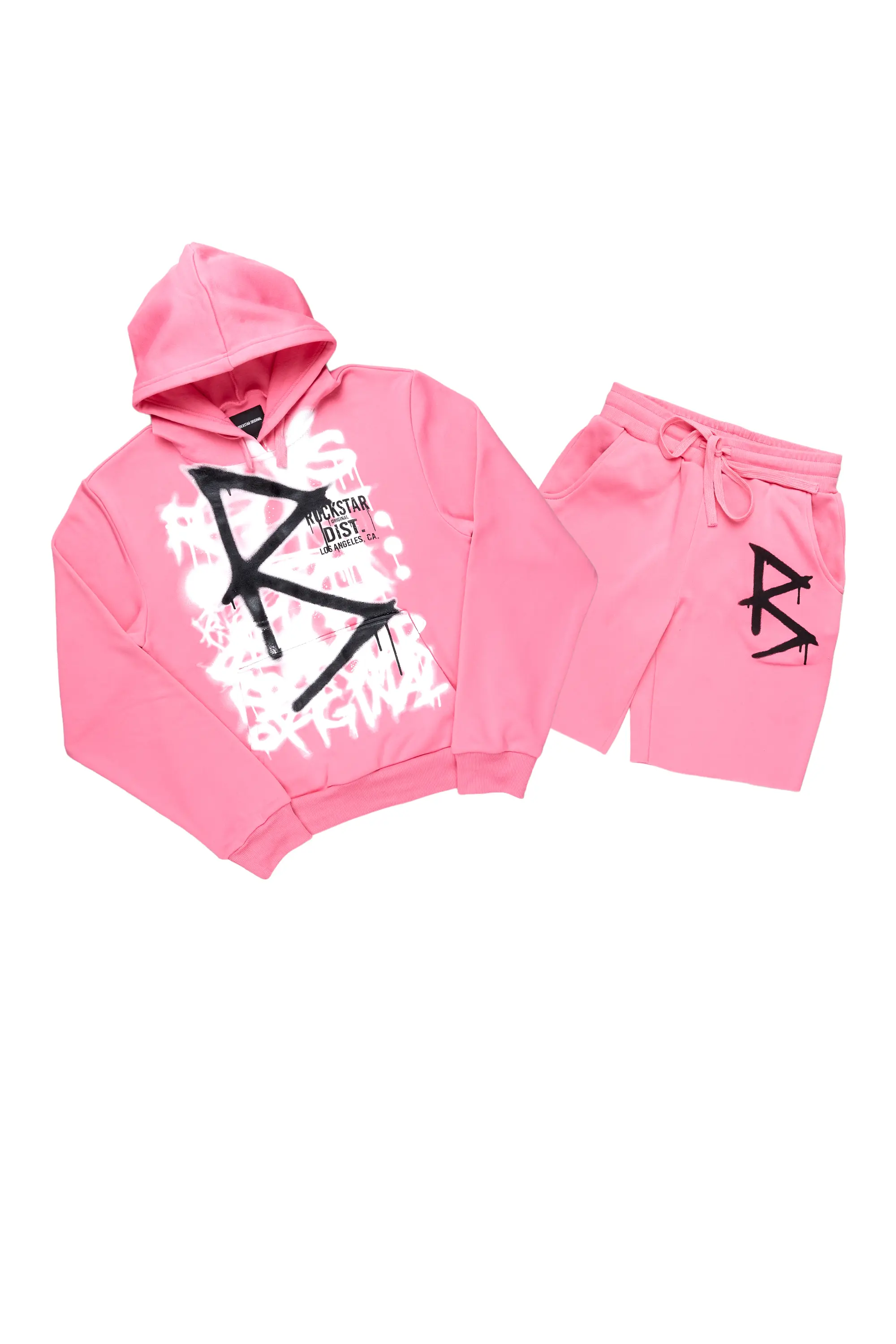 Nahomy Bubblegum Pink Short Set - Image 2