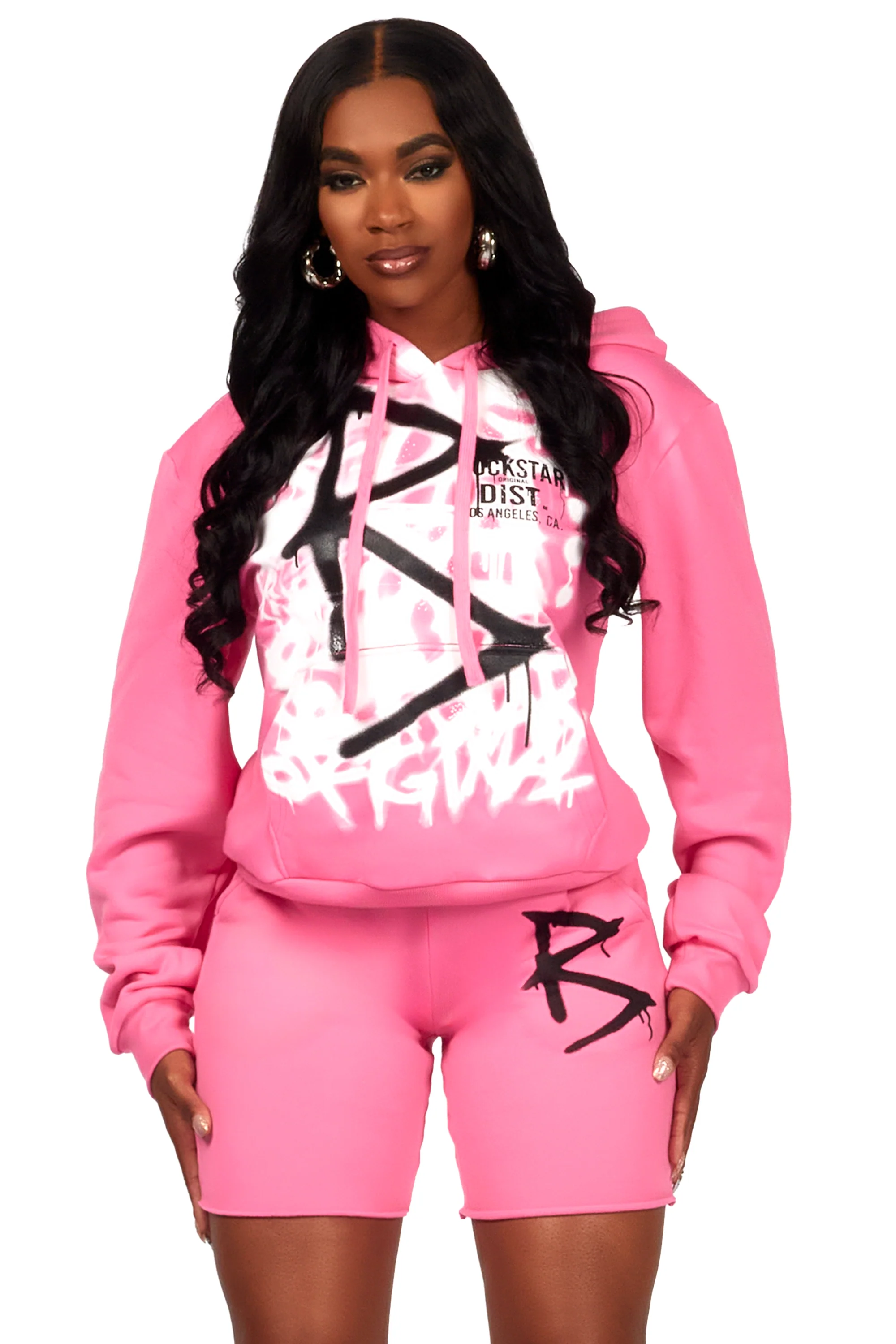 Nahomy Bubblegum Pink Short Set - Image 5