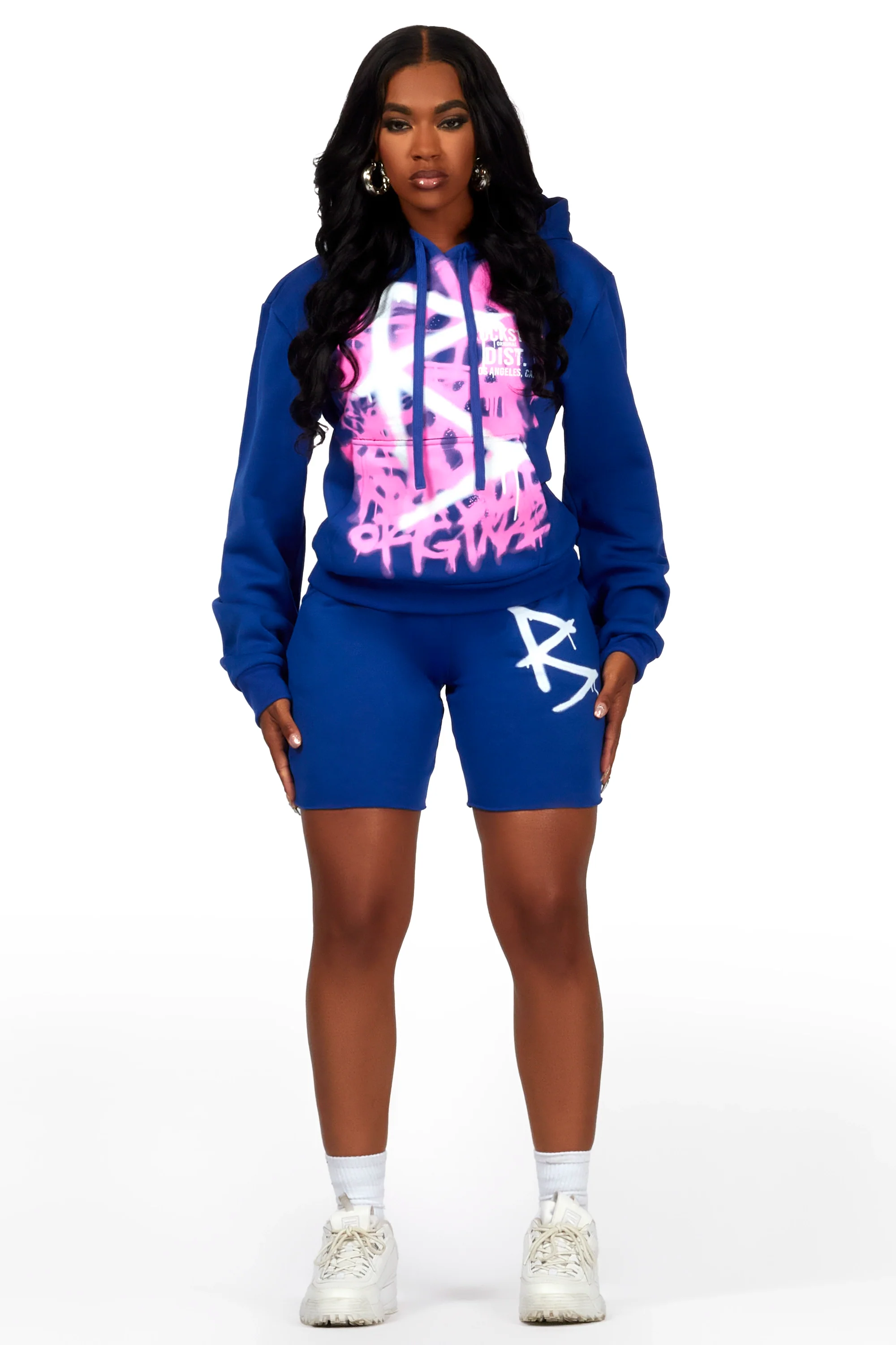Nahomy Royal Blue Short Set - Image 2