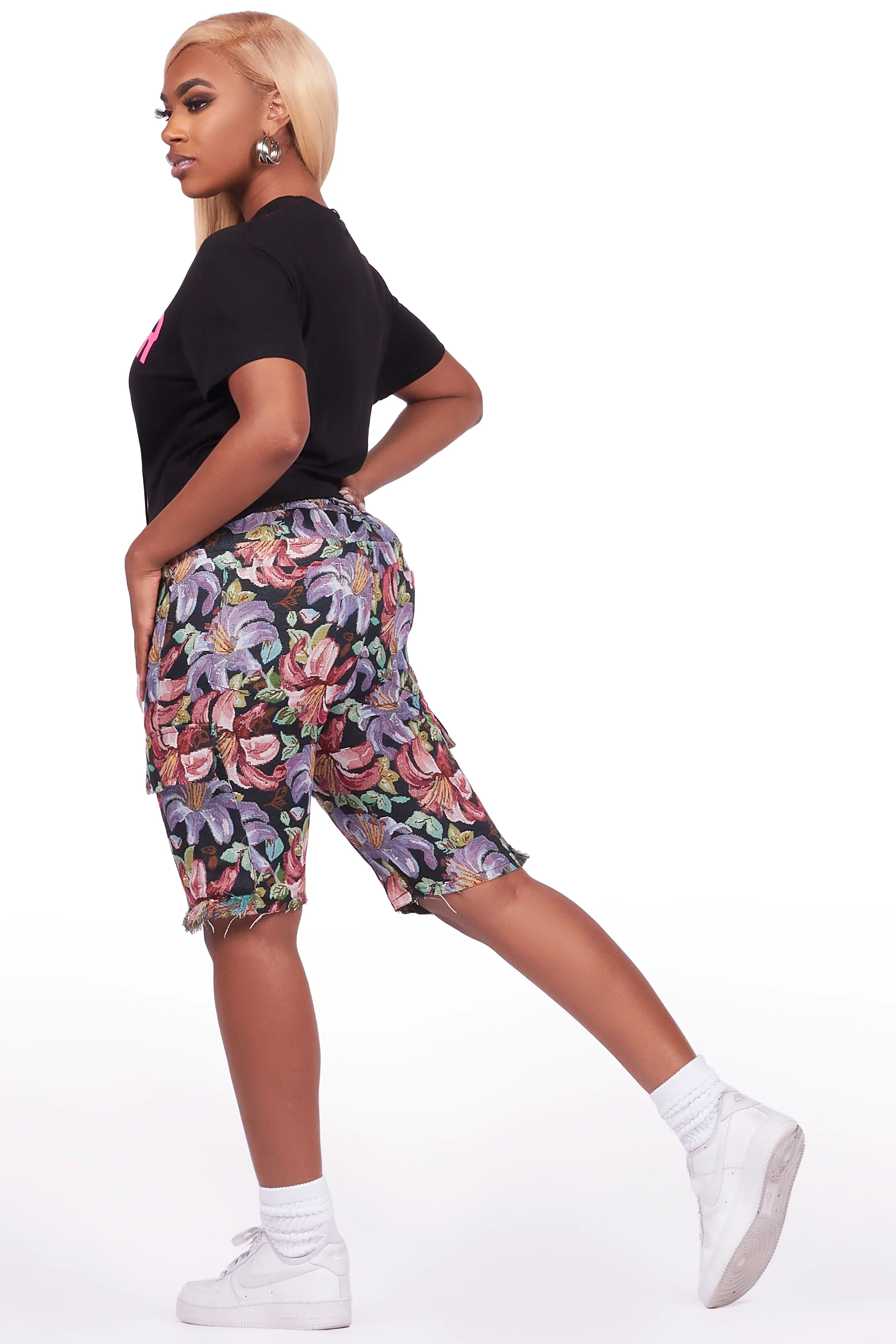 Tykima Black T-Shirt Short Set - Image 5