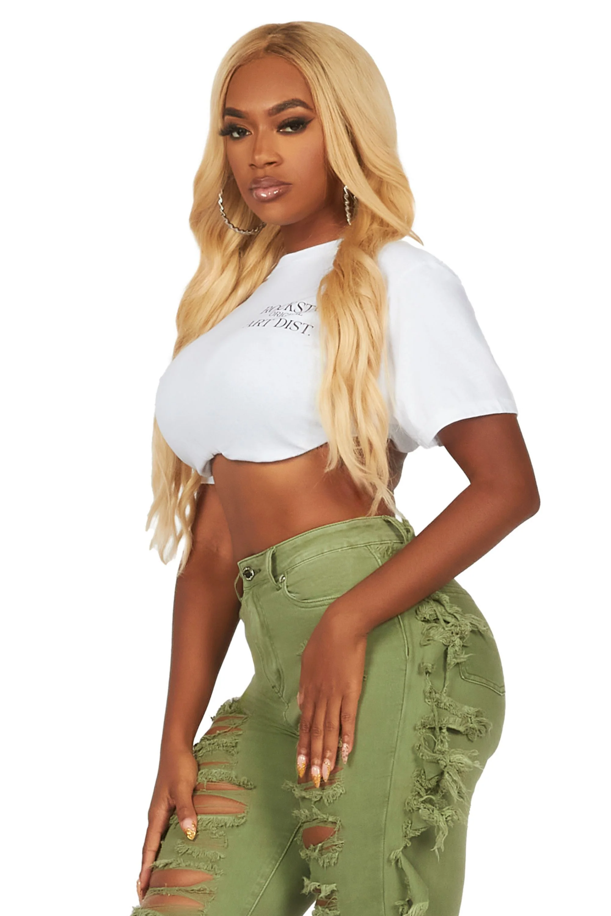 Can't Be Tamed White Oversized Tee - Image 8