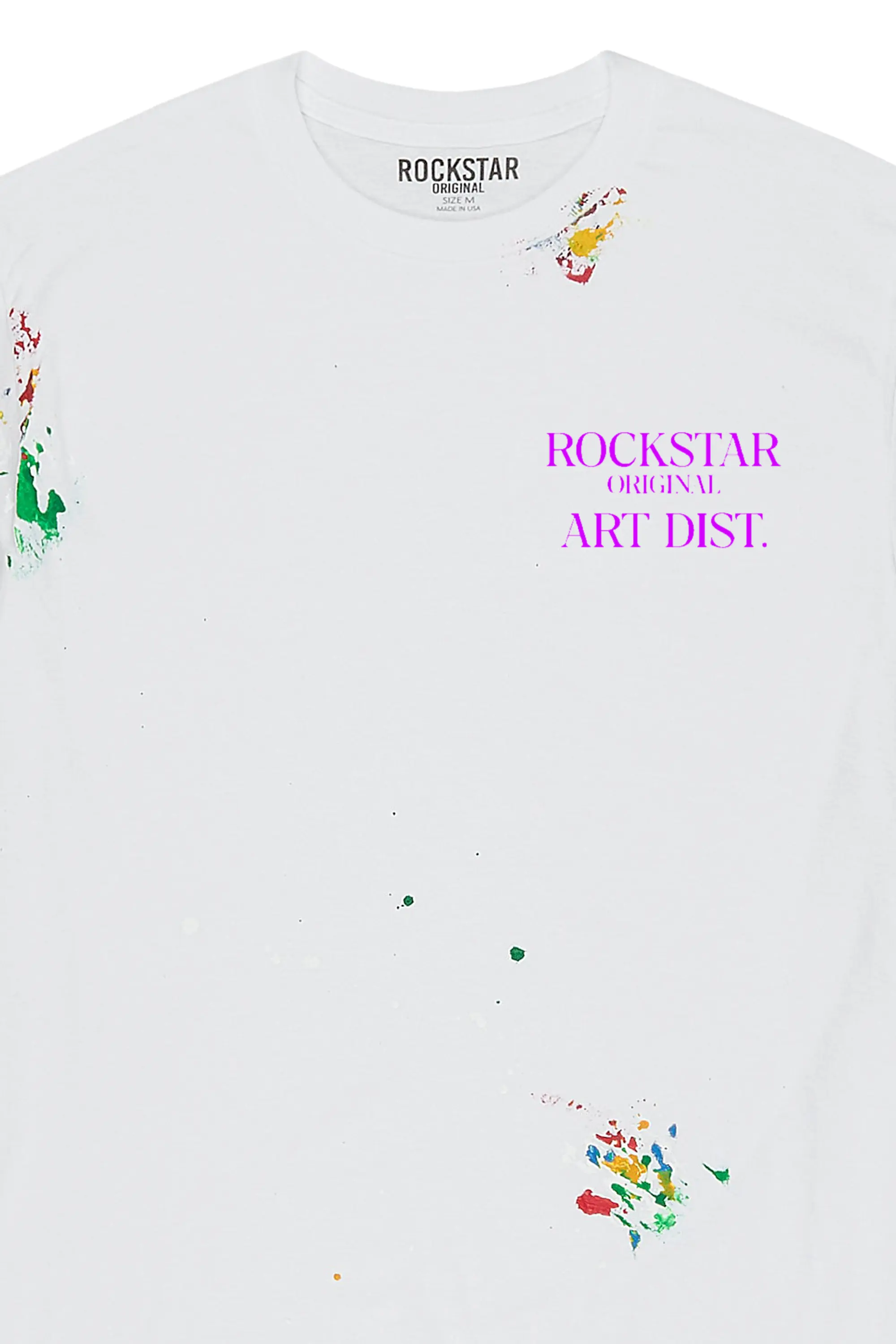 Can't Be Tamed White/Pink Oversized Tee - Image 2