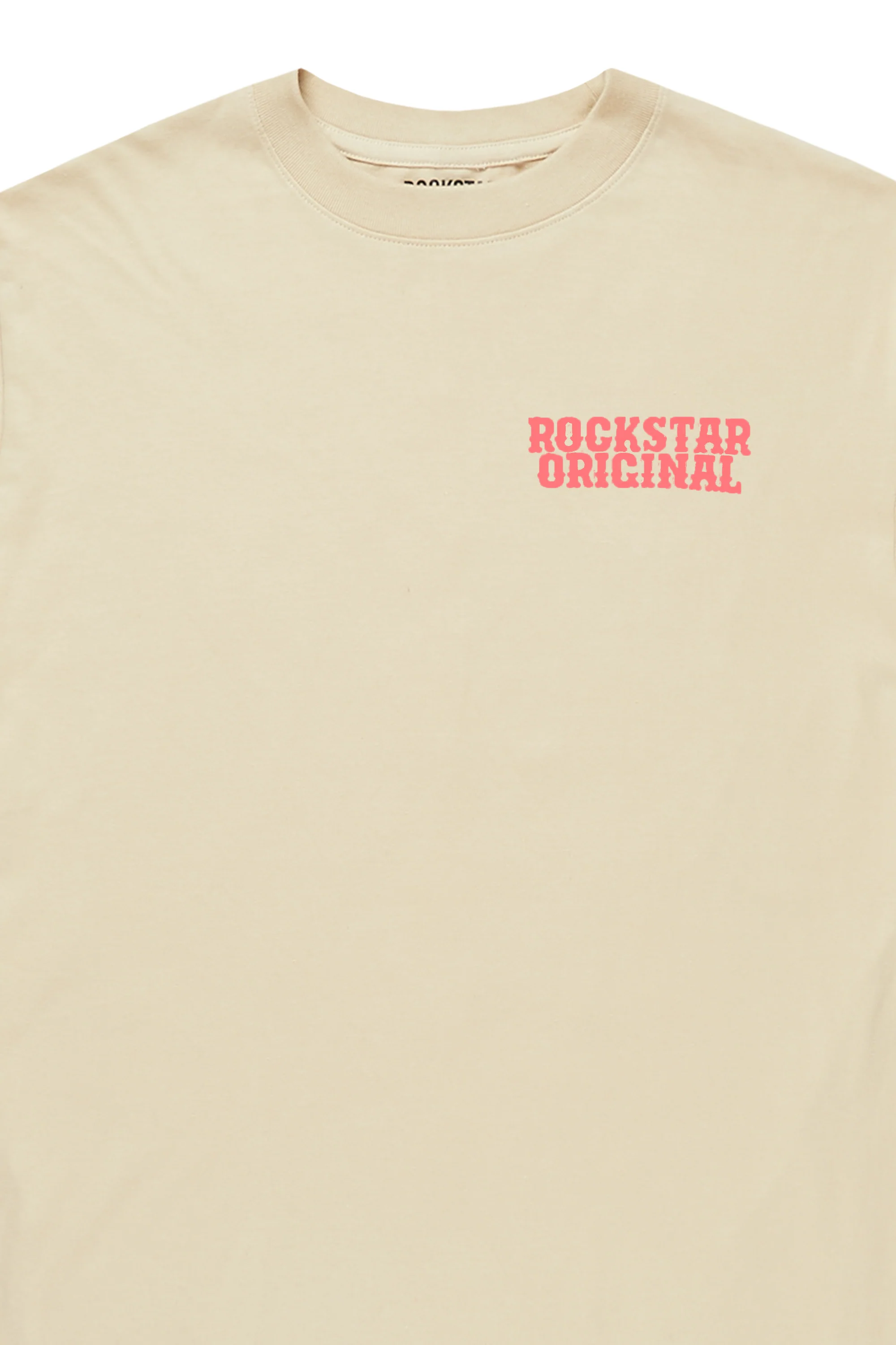 Alayna Beige Oversized Tee - Image 3