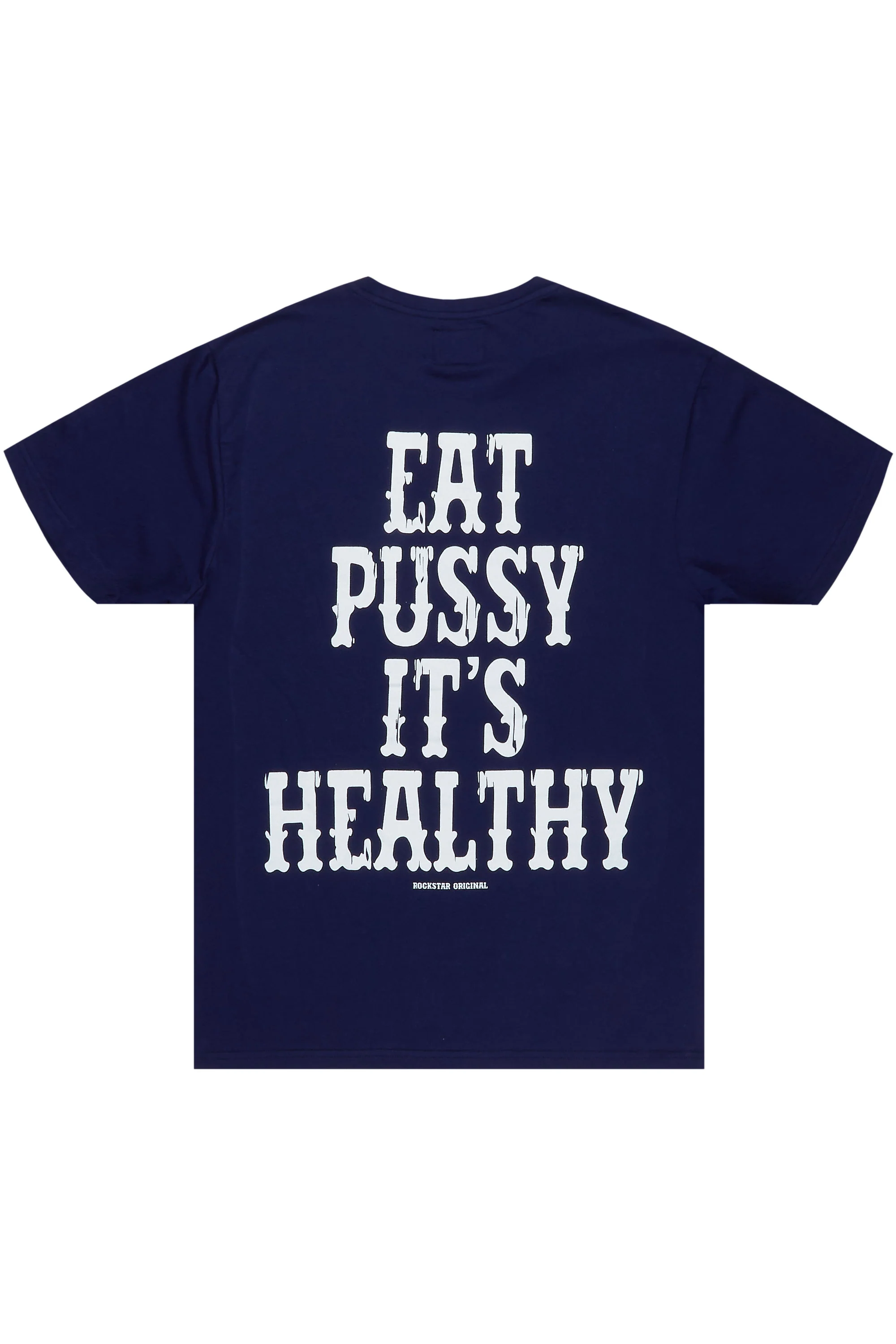 Alayna Navy Oversized Tee