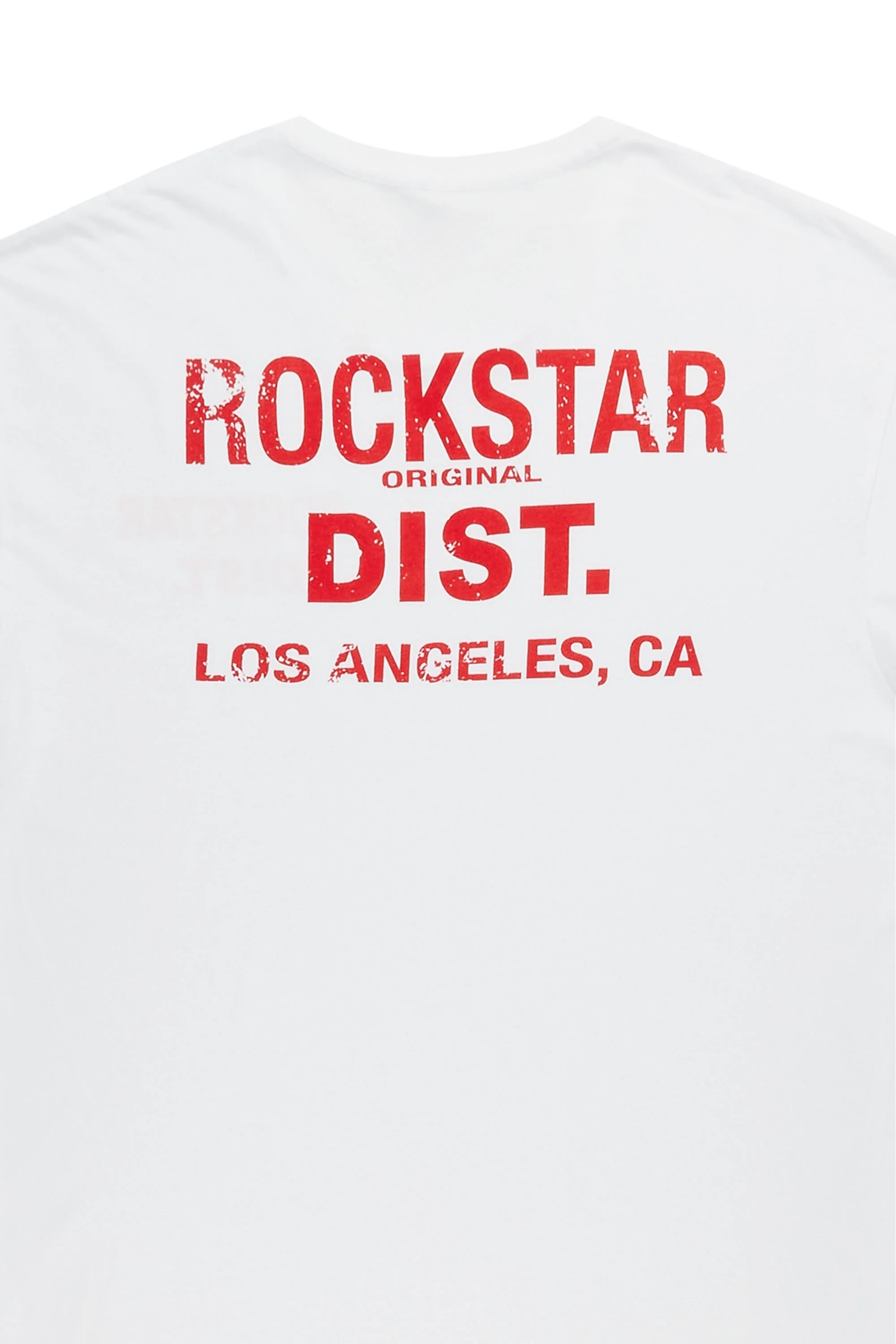 Dalasia White/Red Oversized Tee - Image 3
