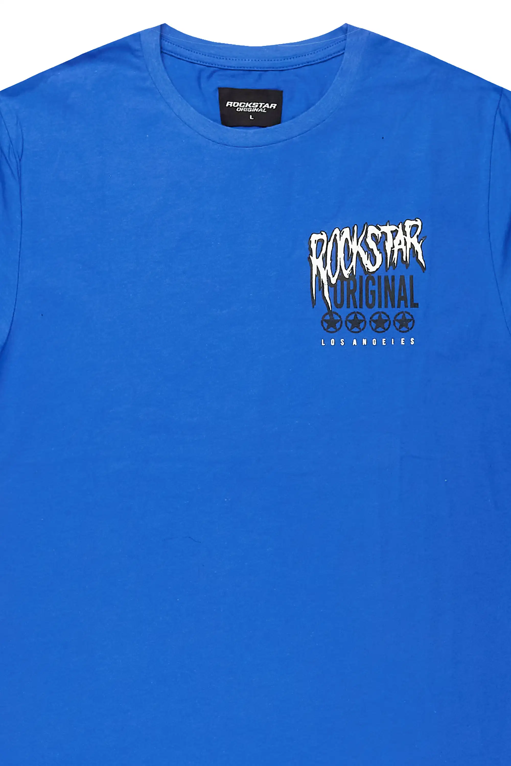 Diandra Royal Blue Oversized T-Shirt - Image 3