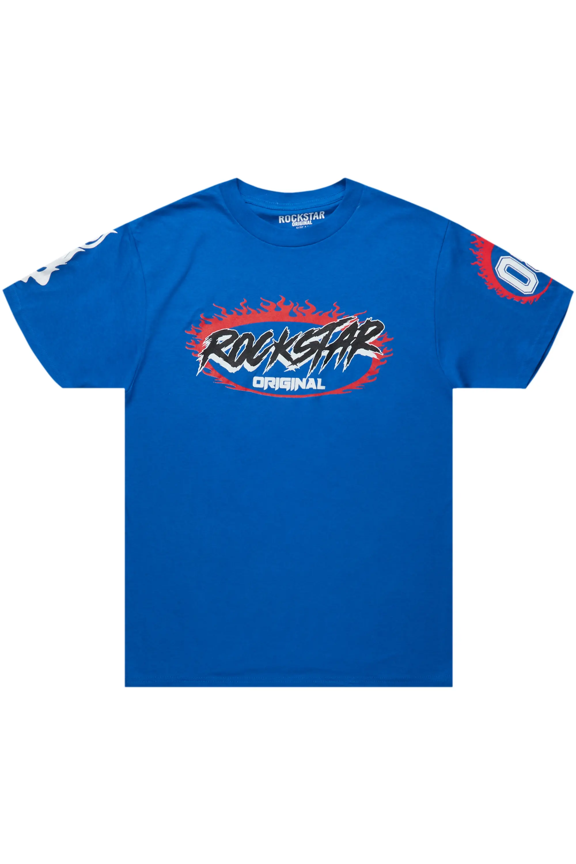 Aviana Royal Blue Oversized T-Shirt - Image 2
