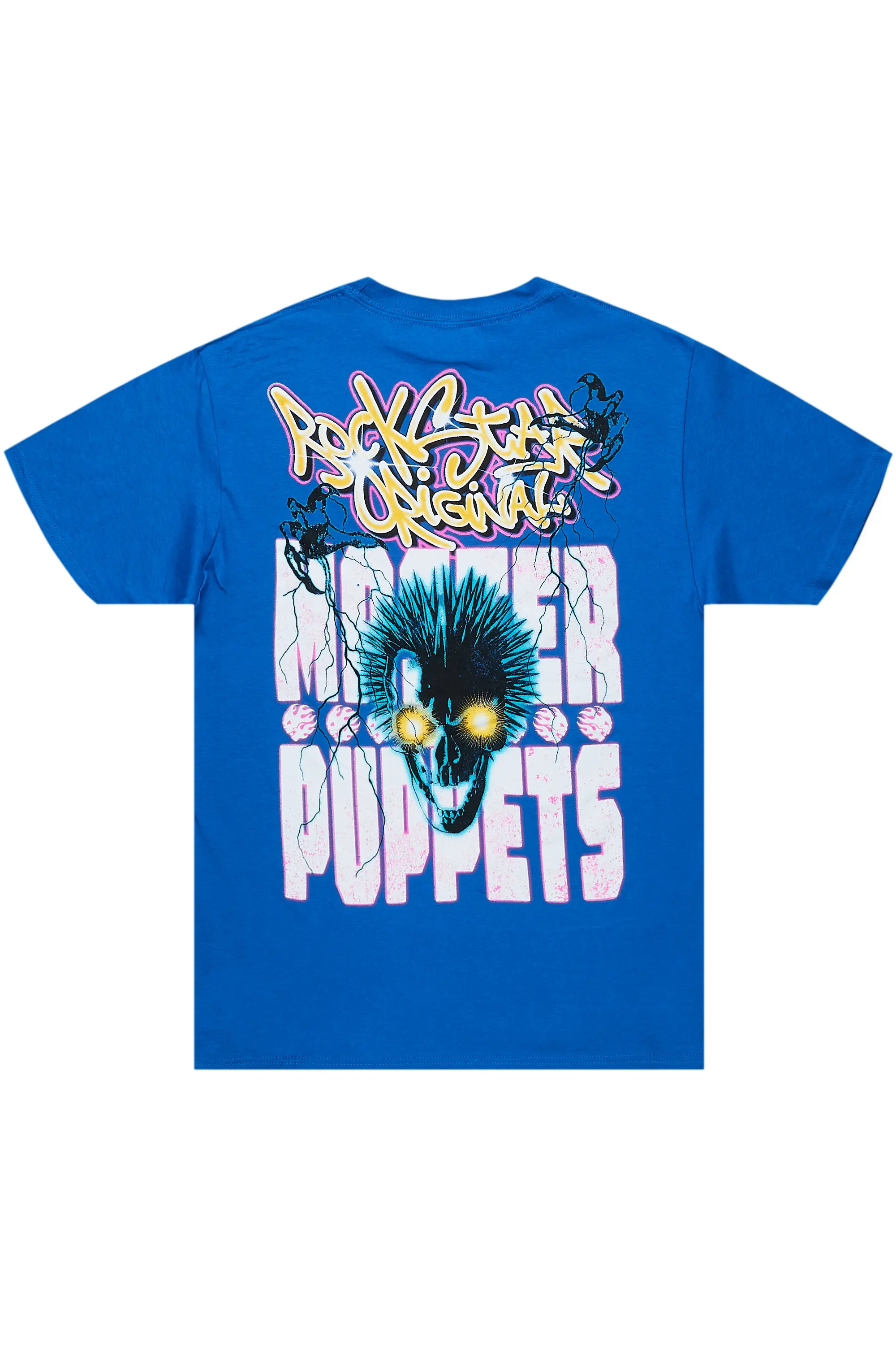 Taleya Royal Blue Oversized T-Shirt - Image 7