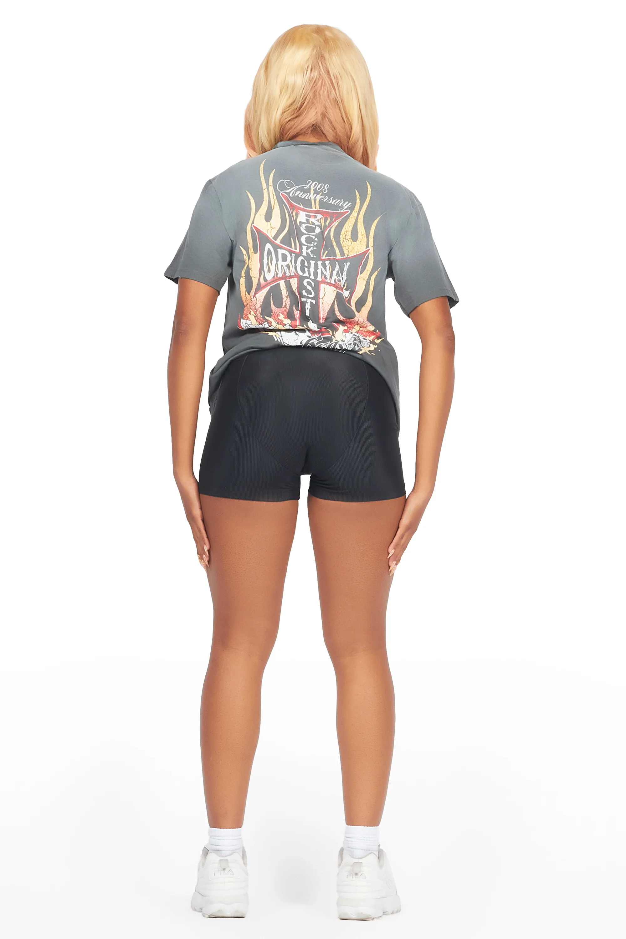 Mica Charcoal Oversized T-Shirt - Image 3