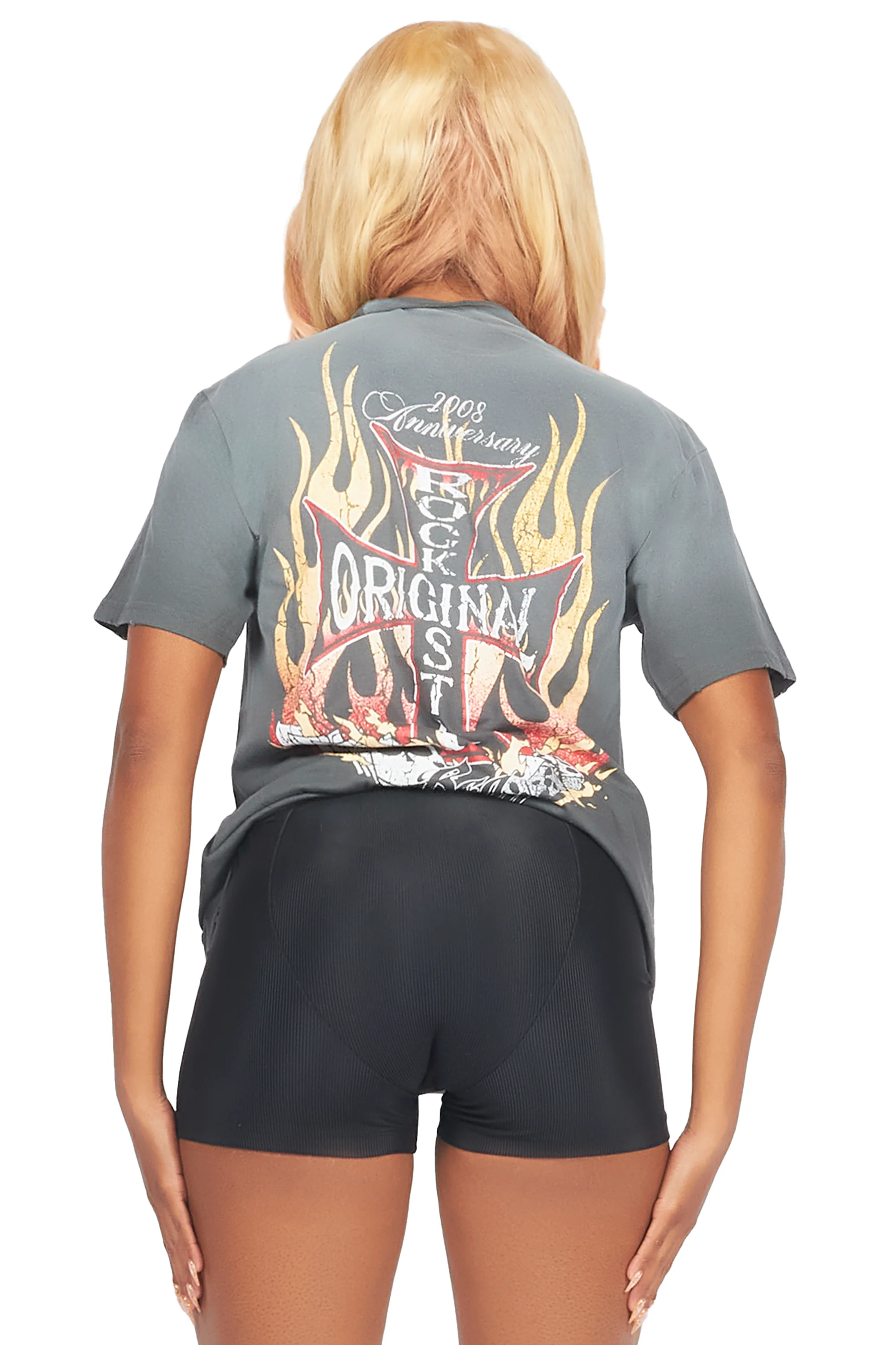 Mica Charcoal Oversized T-Shirt - Image 6