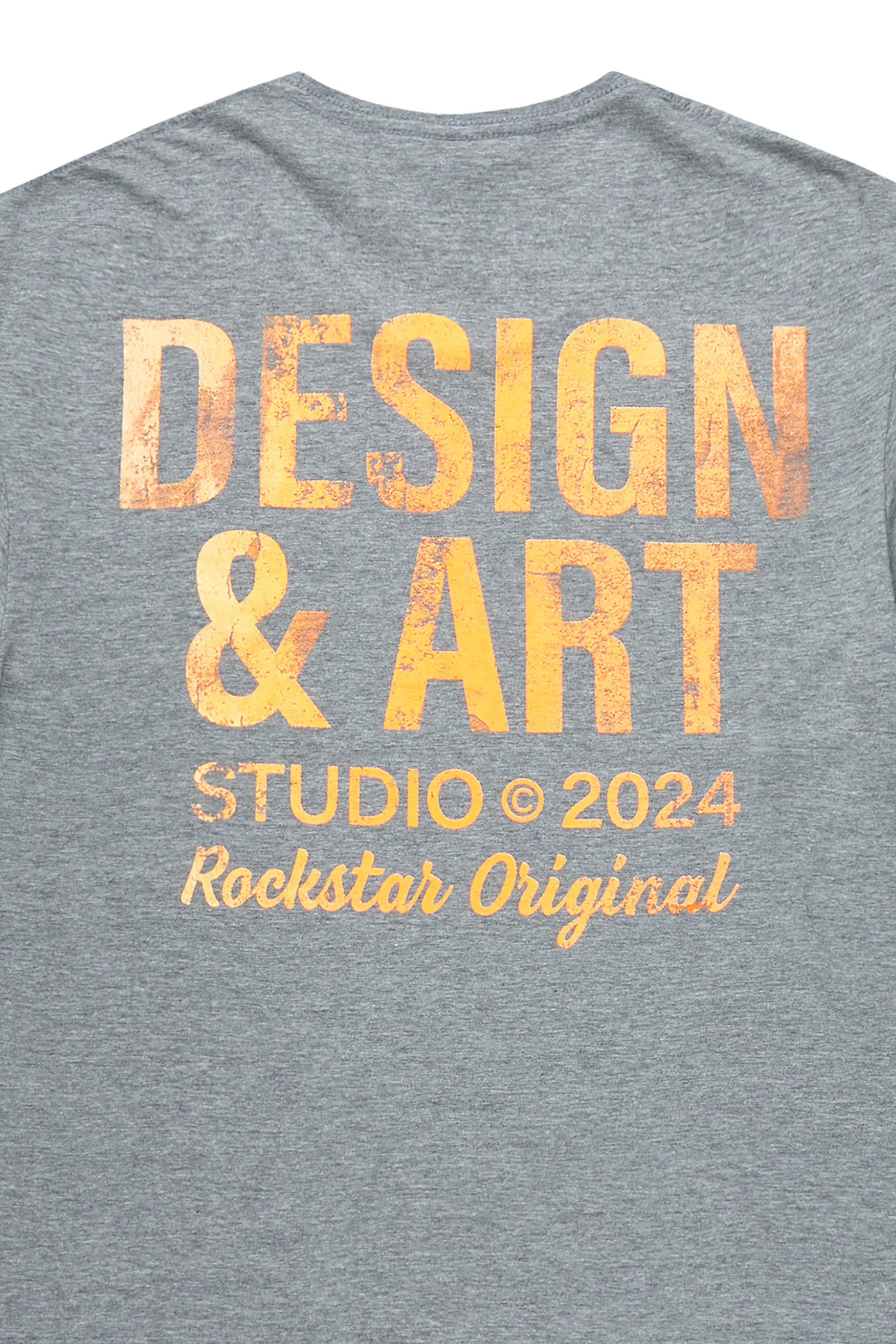Shaunte Heather Grey Oversized T-Shirt - Image 2