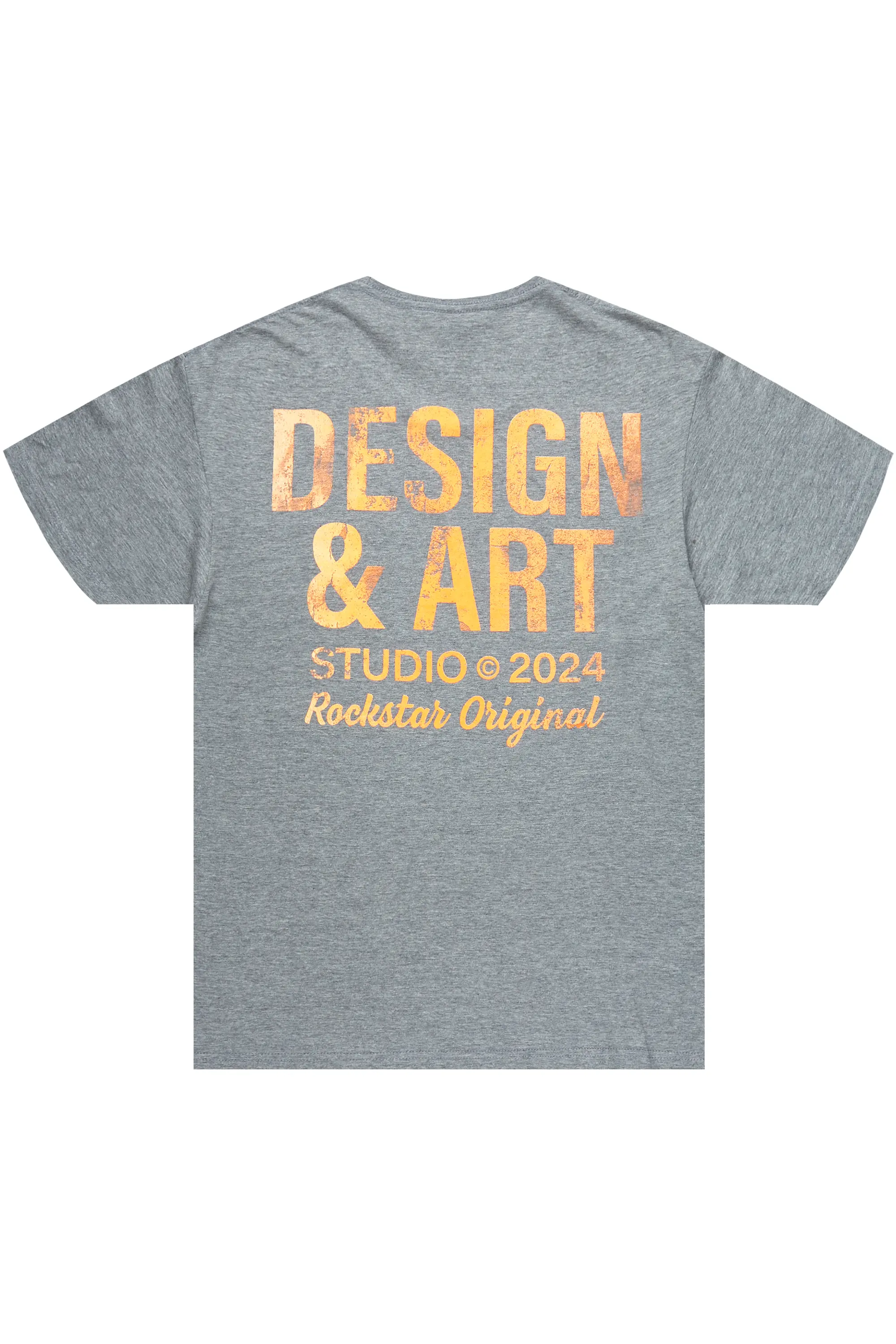 Shaunte Heather Grey Oversized T-Shirt - Image 3