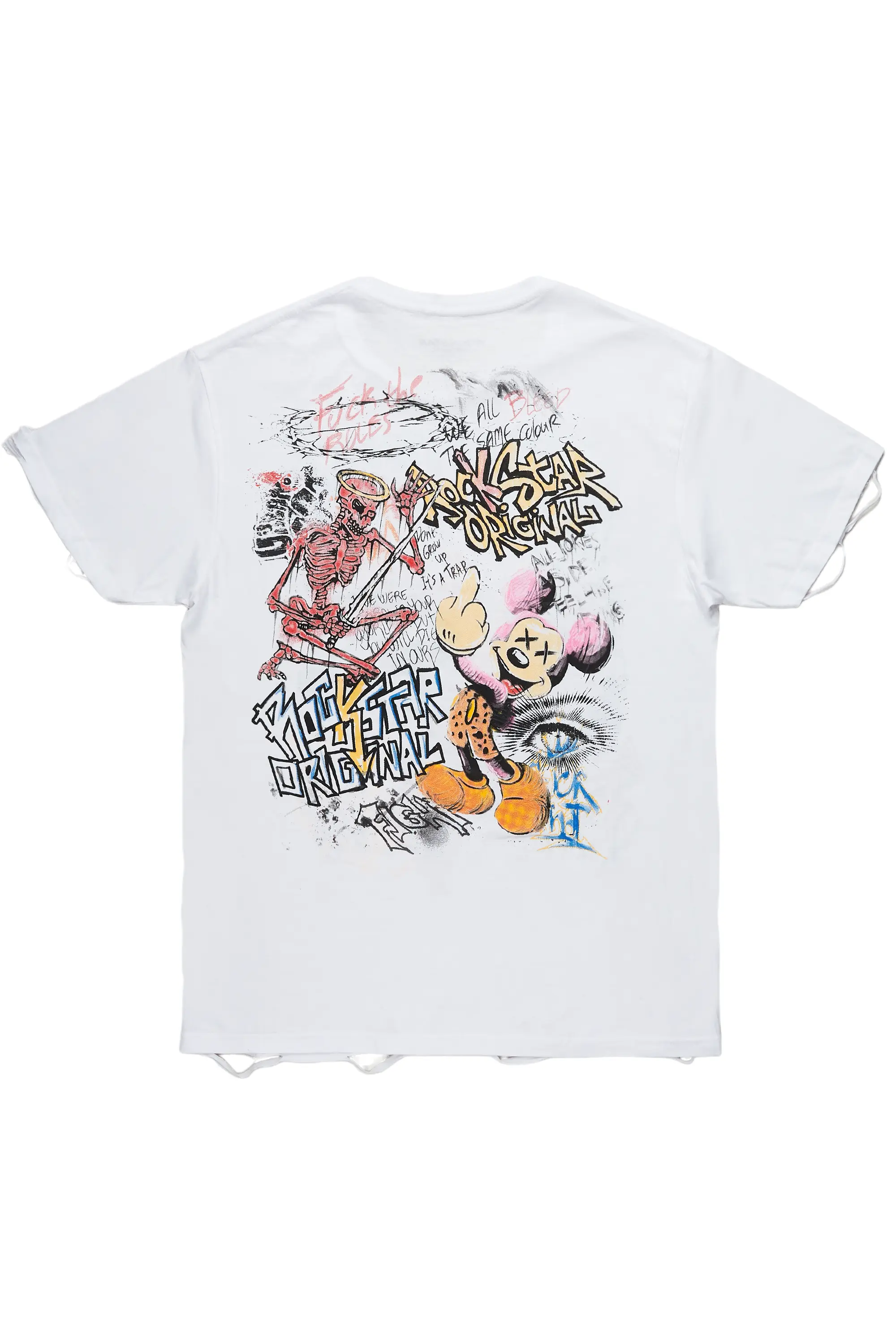 Adilson White Oversized T-Shirt - Image 3