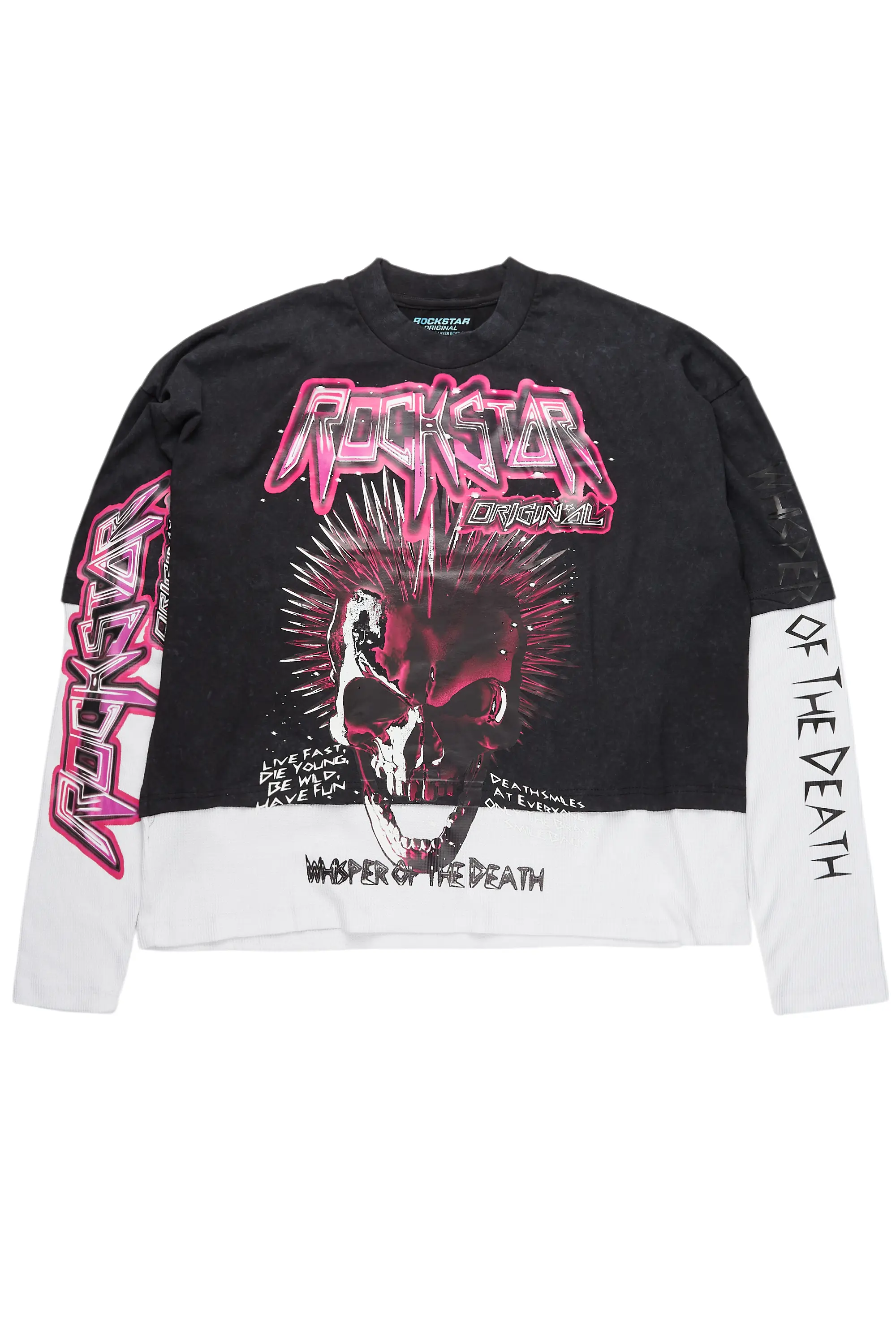Tresura Black/White Double Layer T-Shirt