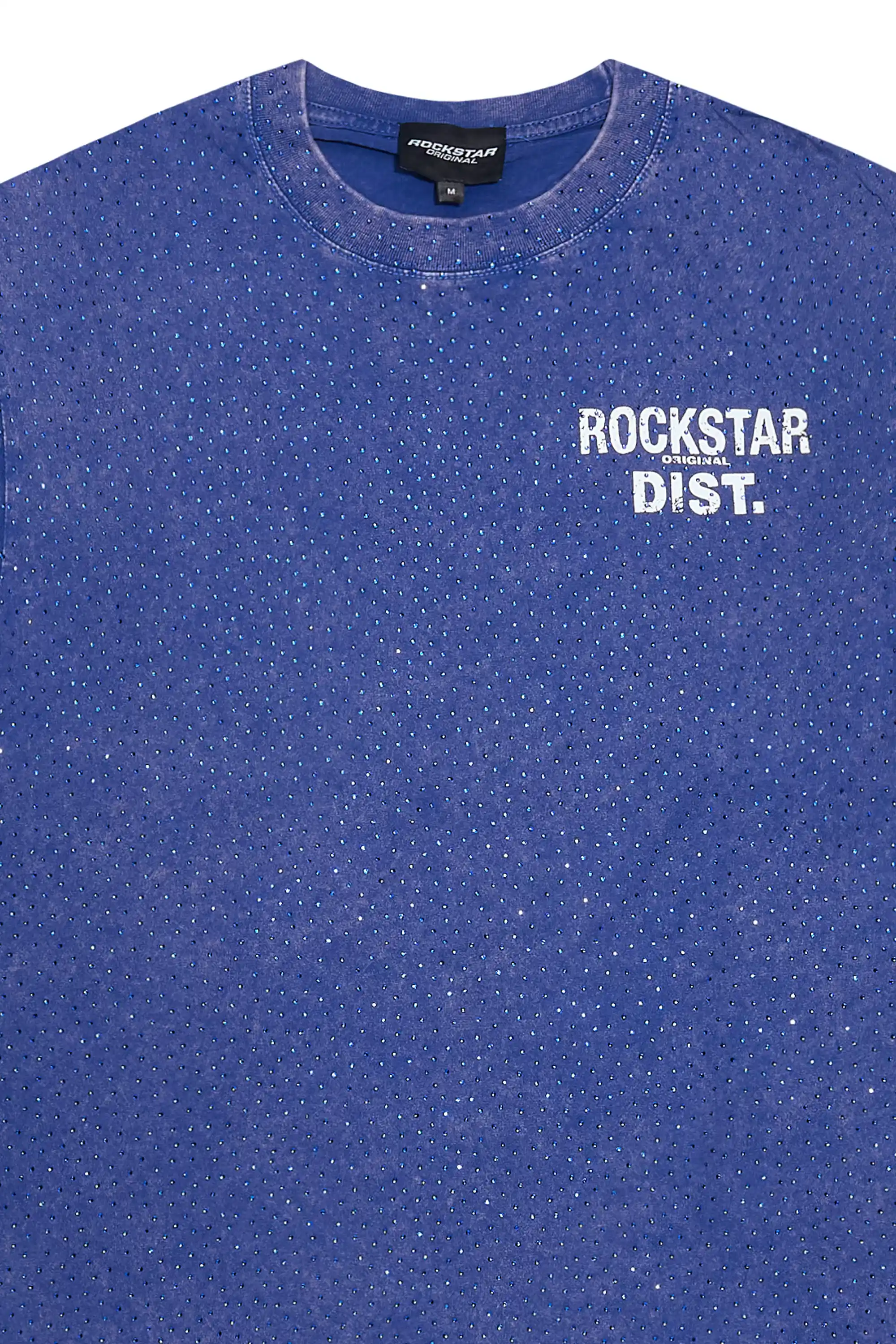 Dalasia Navy Rhinestone T-Shirt - Image 3